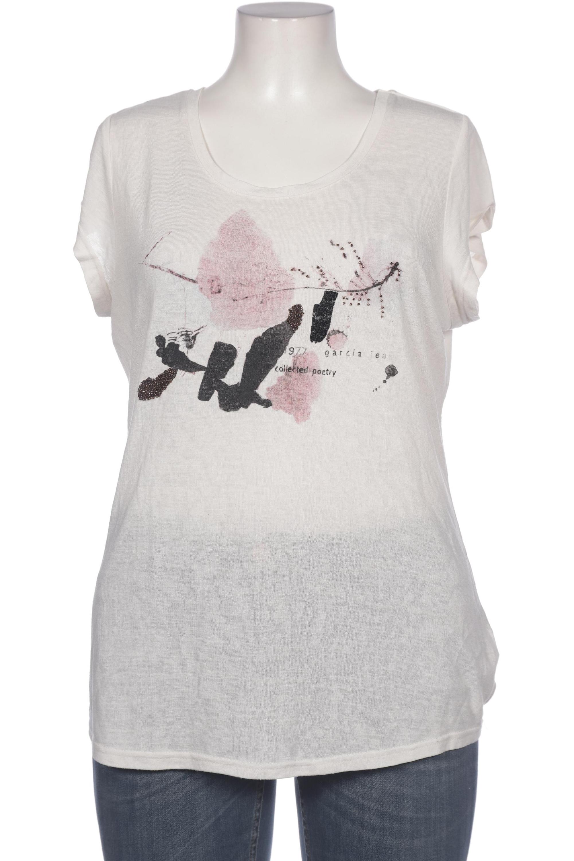 

Garcia Damen T-Shirt, cremeweiß, Gr. 44