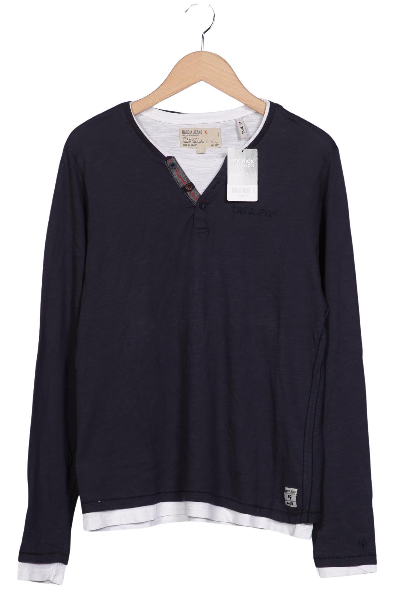 

Garcia Herren Langarmshirt, marineblau, Gr. 52