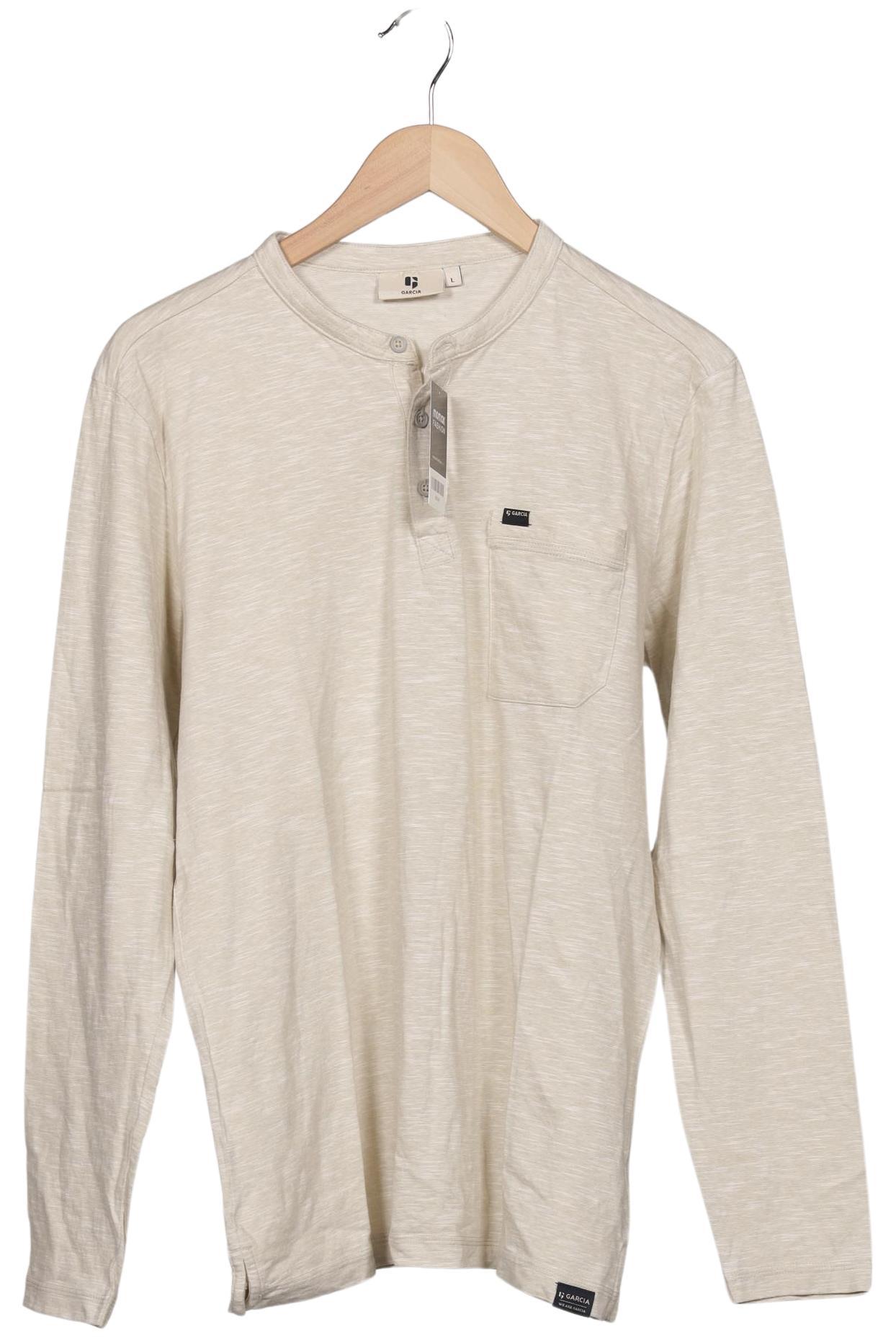 Thumbnail - Garcia Herren Langarmshirt, beige, Gr. 52