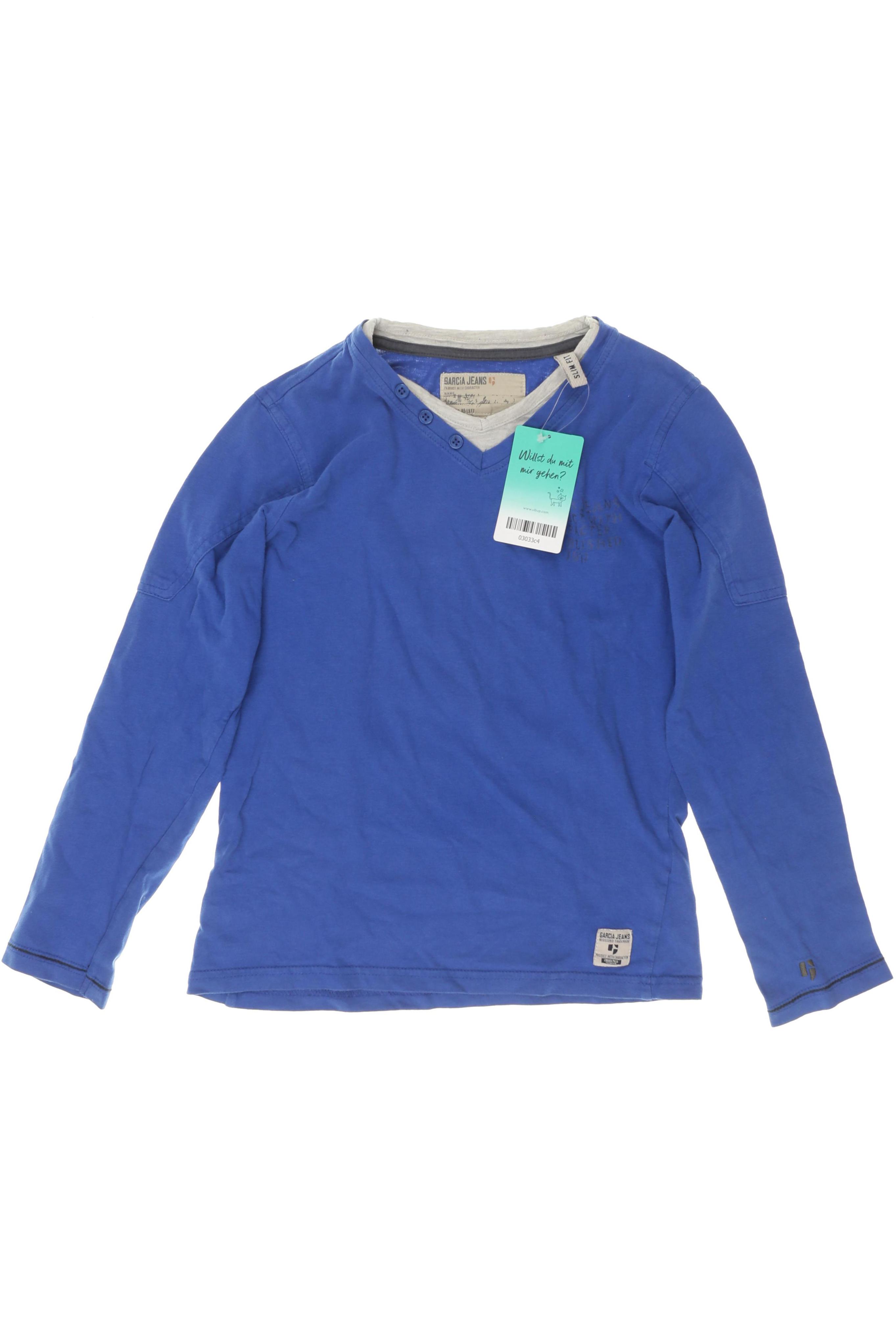

Garcia Herren Langarmshirt, blau, Gr. 140