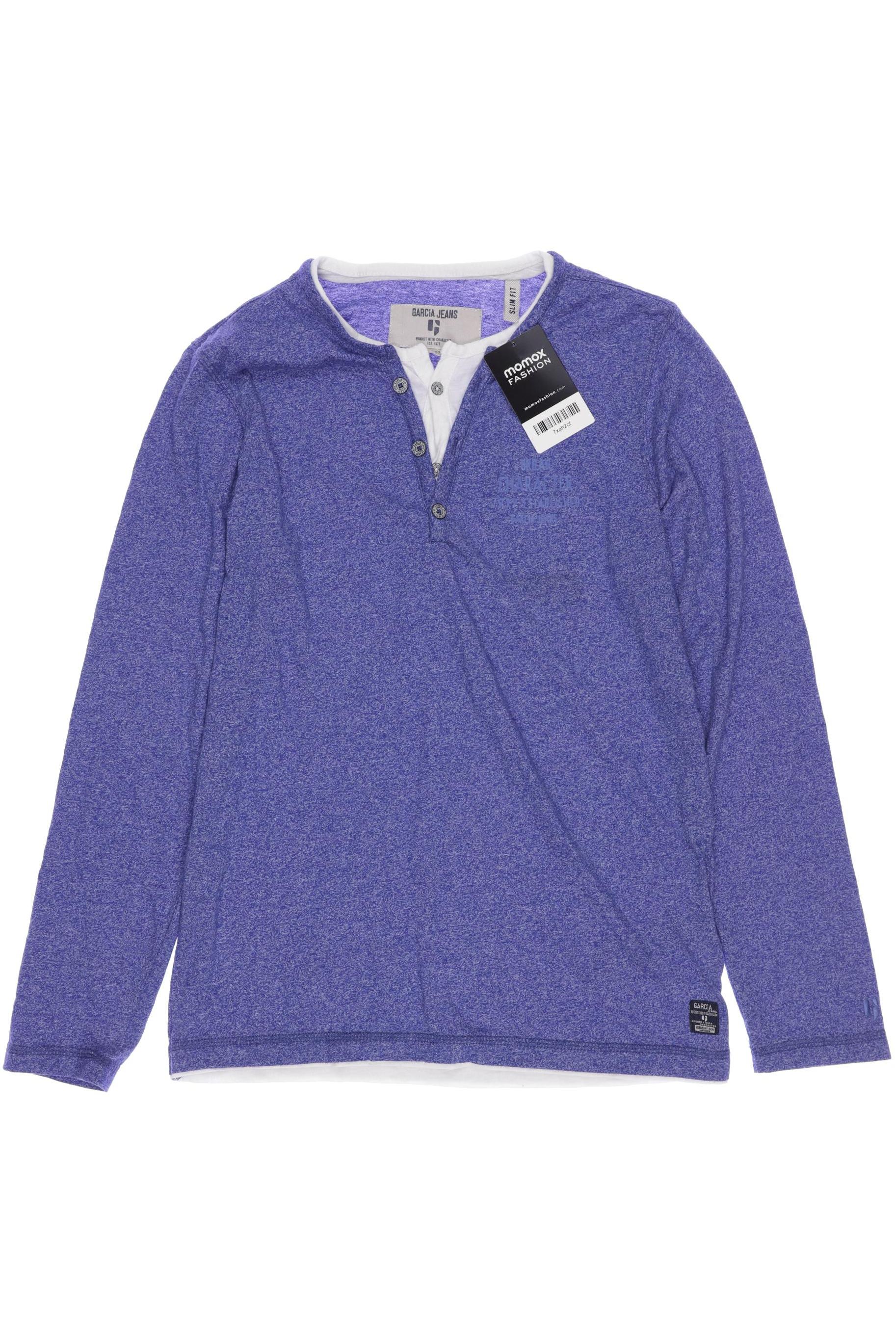 

Garcia Herren Langarmshirt, blau, Gr. 14