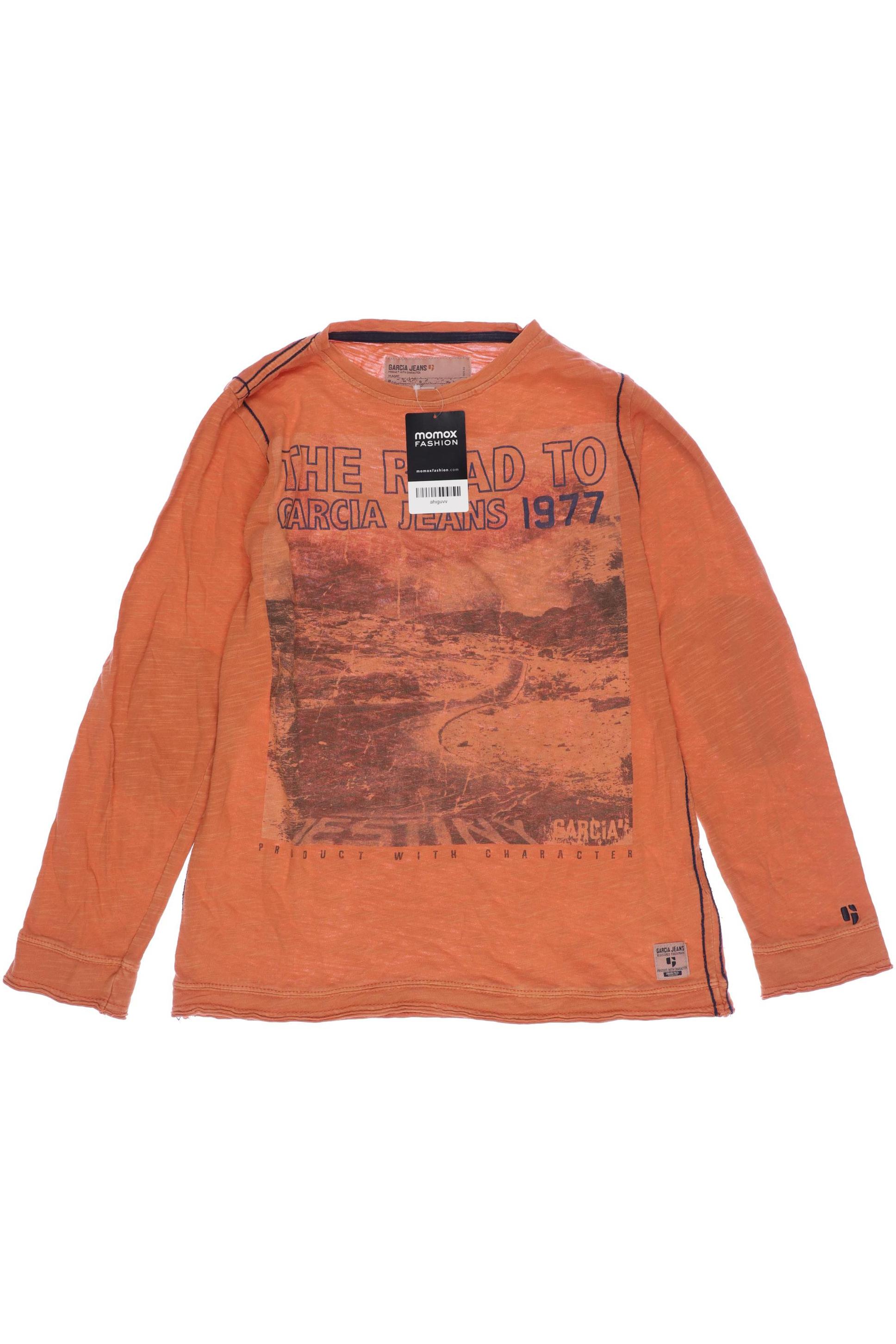 

Garcia Herren Langarmshirt, orange, Gr. 152