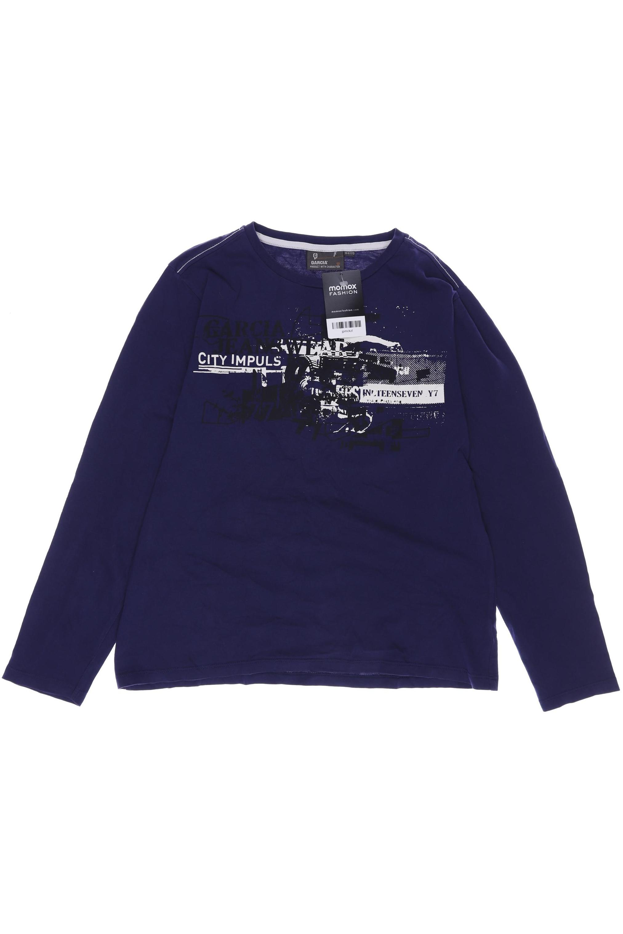 

GARCIA Jungen Langarmshirt, marineblau