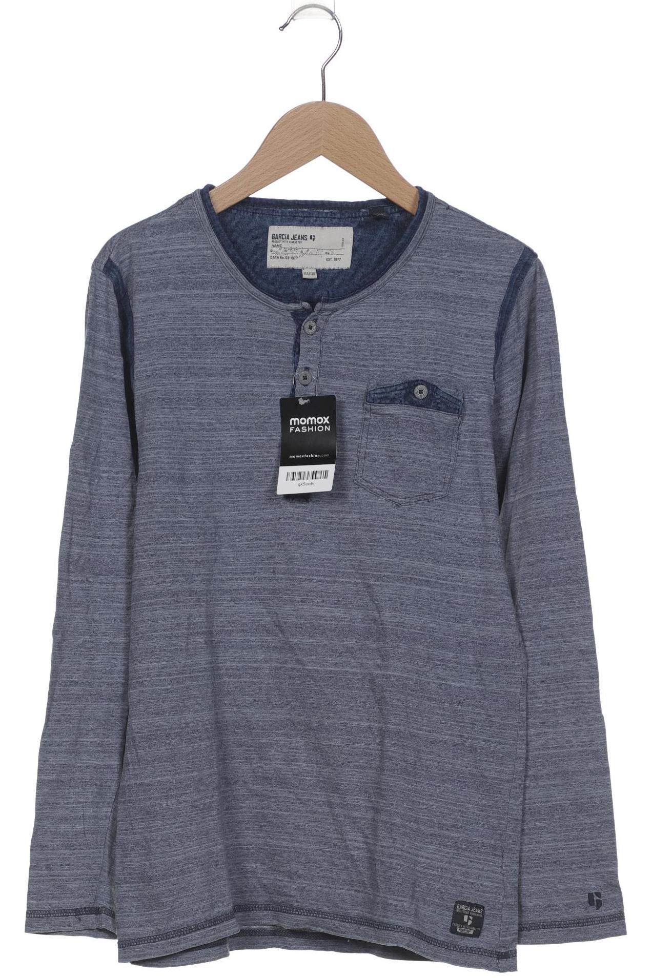 

Garcia Herren Langarmshirt, blau, Gr. 164
