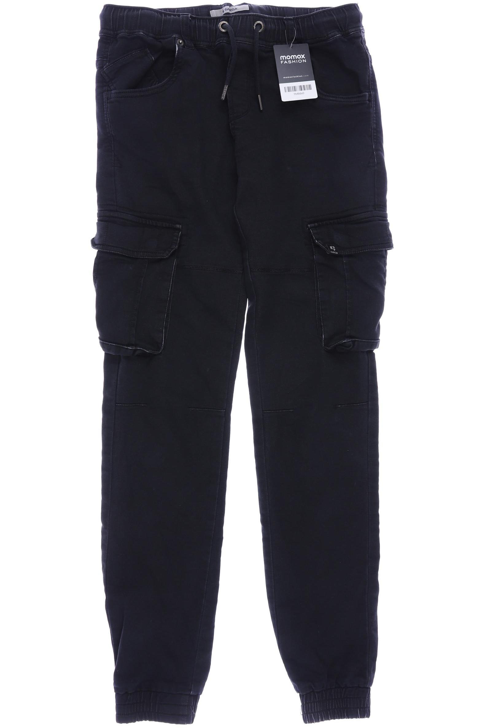 

GARCIA Jungen Stoffhose, schwarz