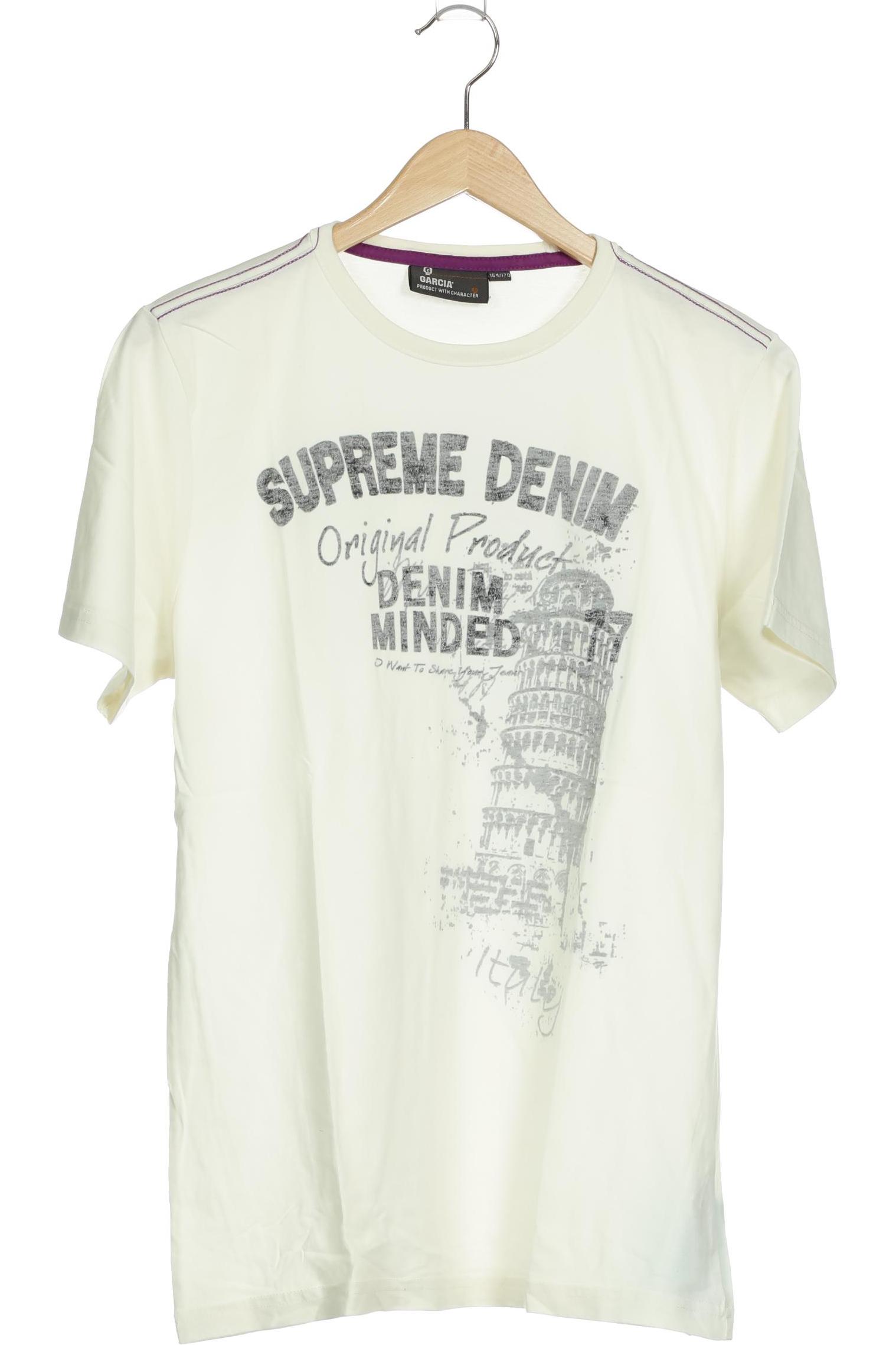 

Garcia Herren T-Shirt, cremeweiß, Gr. 164