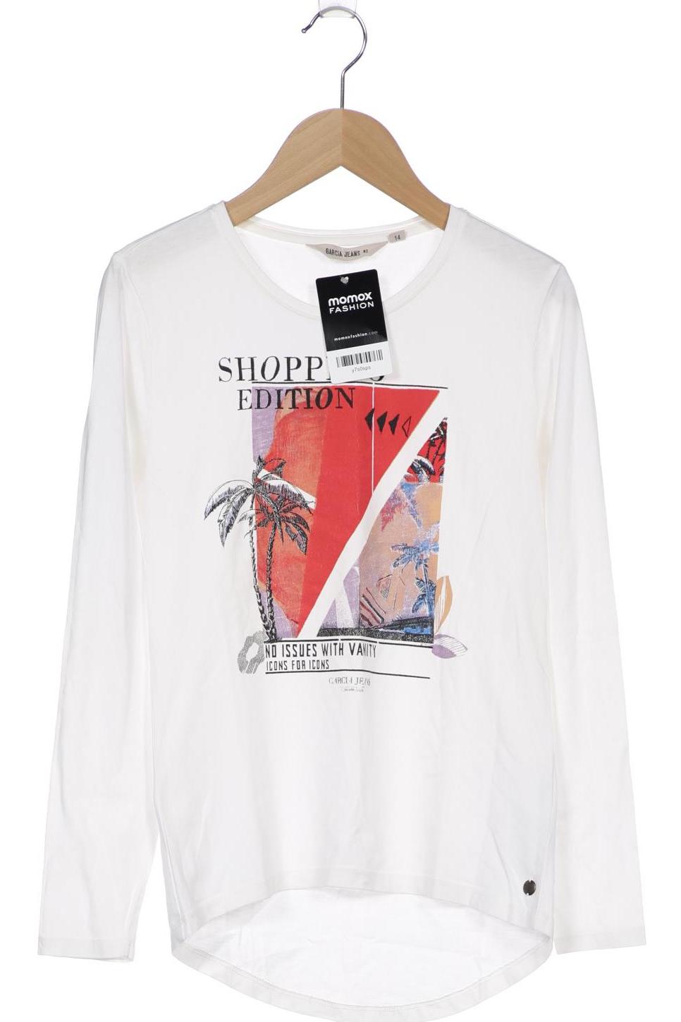 

GARCIA Mädchen Langarmshirt, weiß