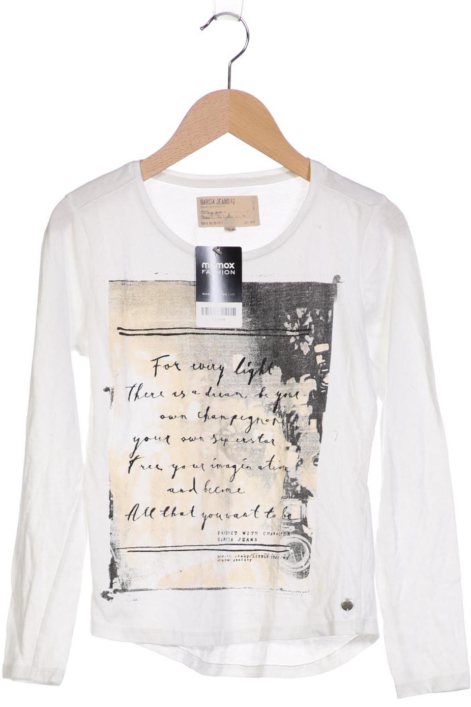 

Garcia Mädchen Langarmshirt, weiß, Gr. 152