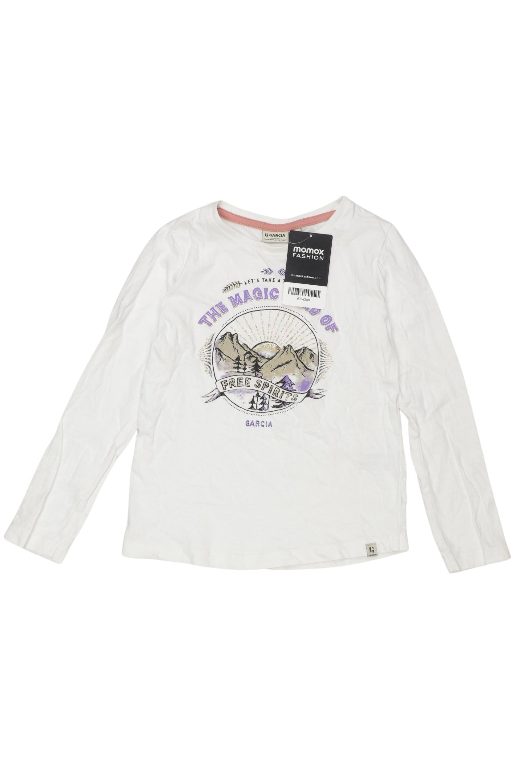 

Garcia Mädchen Langarmshirt, weiß, Gr. 116