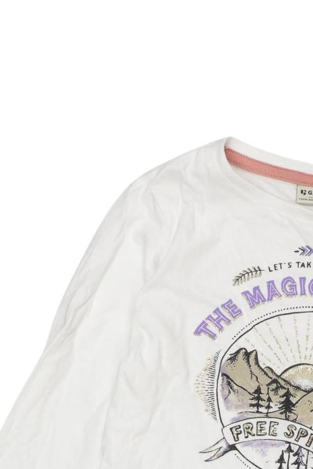 Thumbnail - Garcia Mädchen Langarmshirt, weiß, Gr. 116