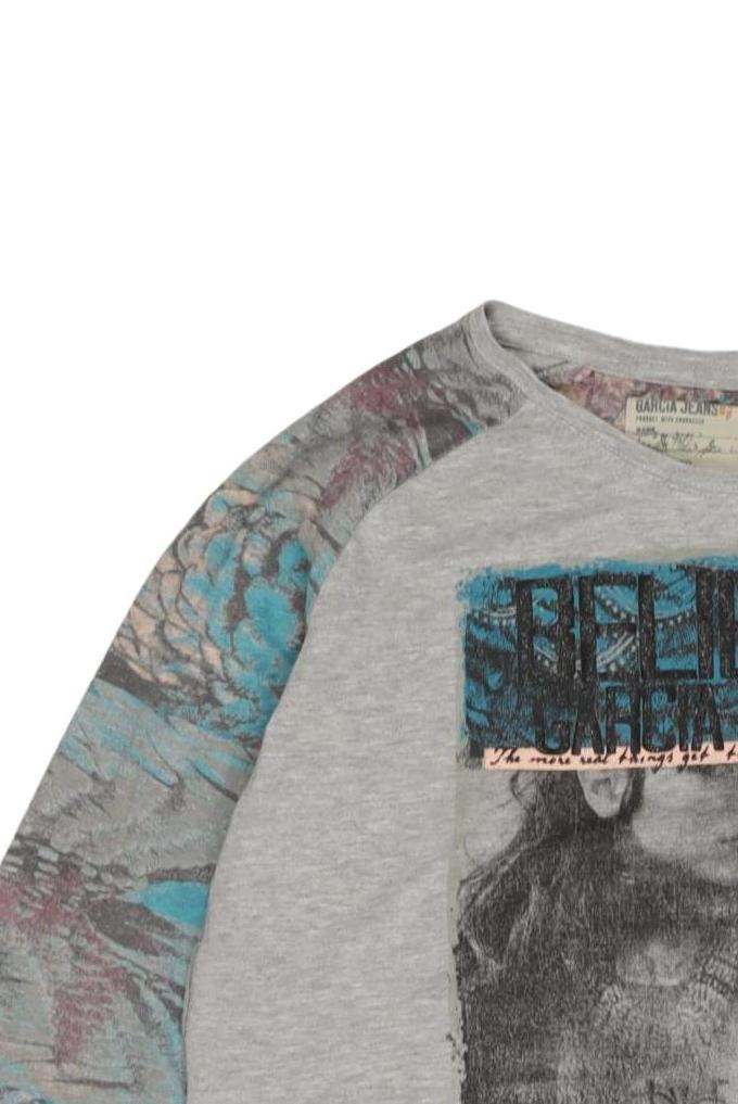 Thumbnail - Garcia Mädchen Langarmshirt, grau, Gr. 176