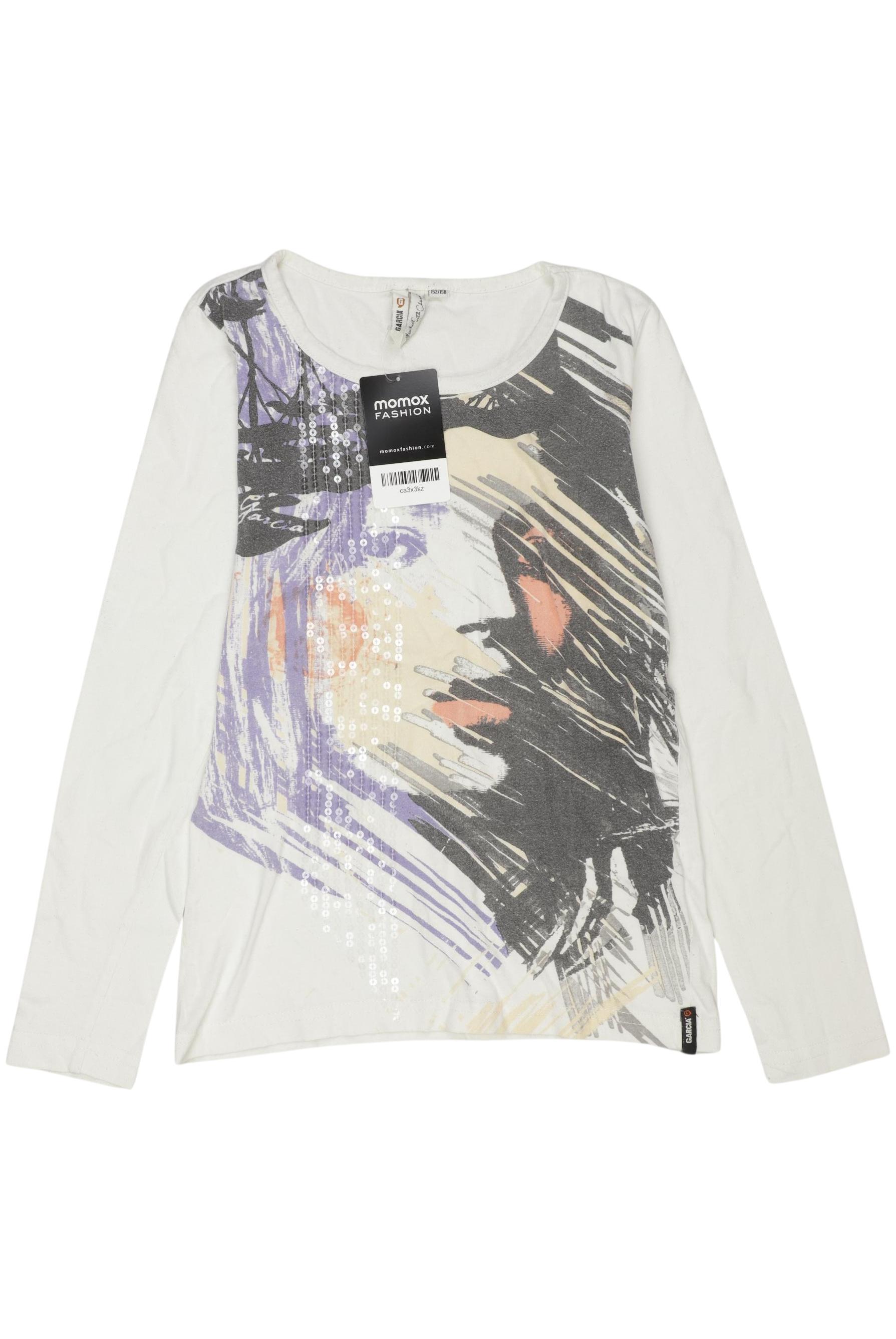 

Garcia Mädchen Langarmshirt, weiß, Gr. 152
