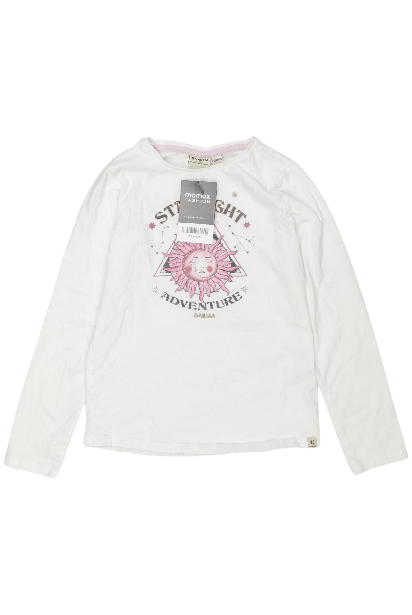 

Garcia Mädchen Langarmshirt, weiß, Gr. 128