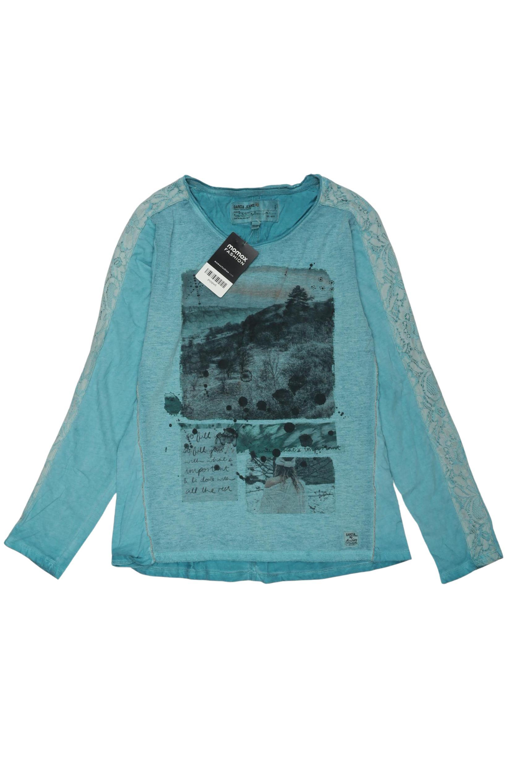 

Garcia Mädchen Langarmshirt, türkis, Gr. 164