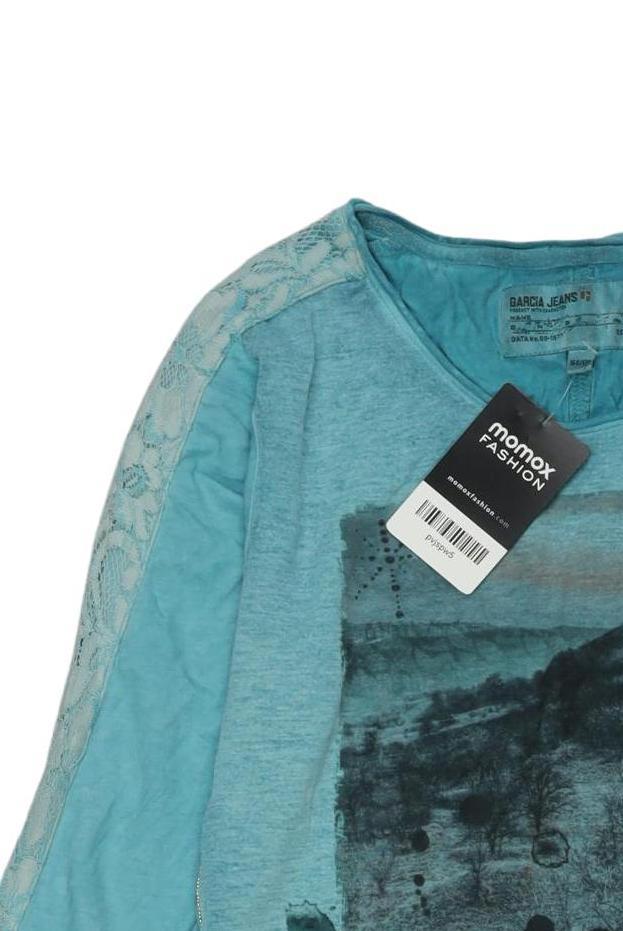 Thumbnail - Garcia Mädchen Langarmshirt, türkis, Gr. 164