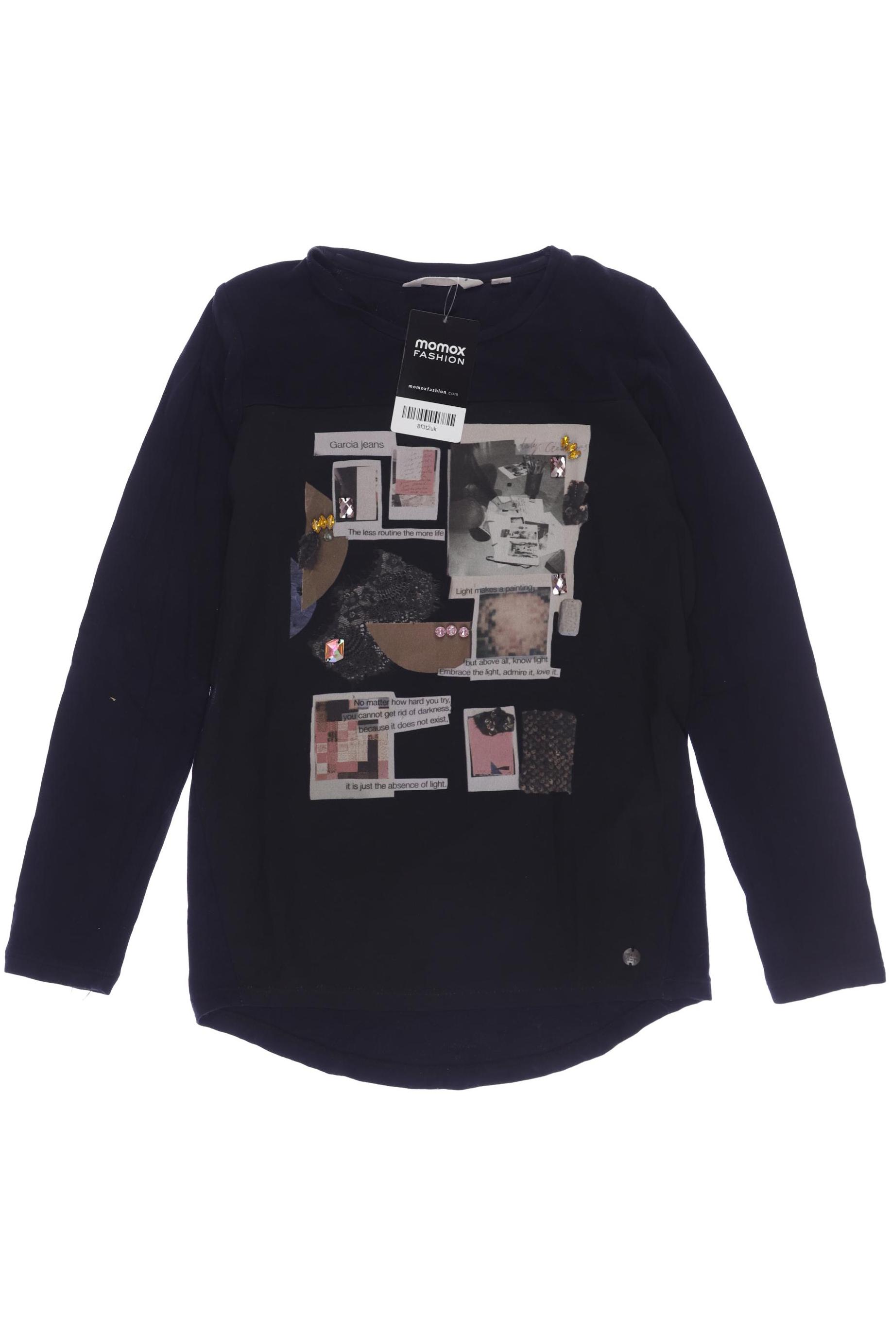 

Garcia Damen Langarmshirt, schwarz, Gr. 140