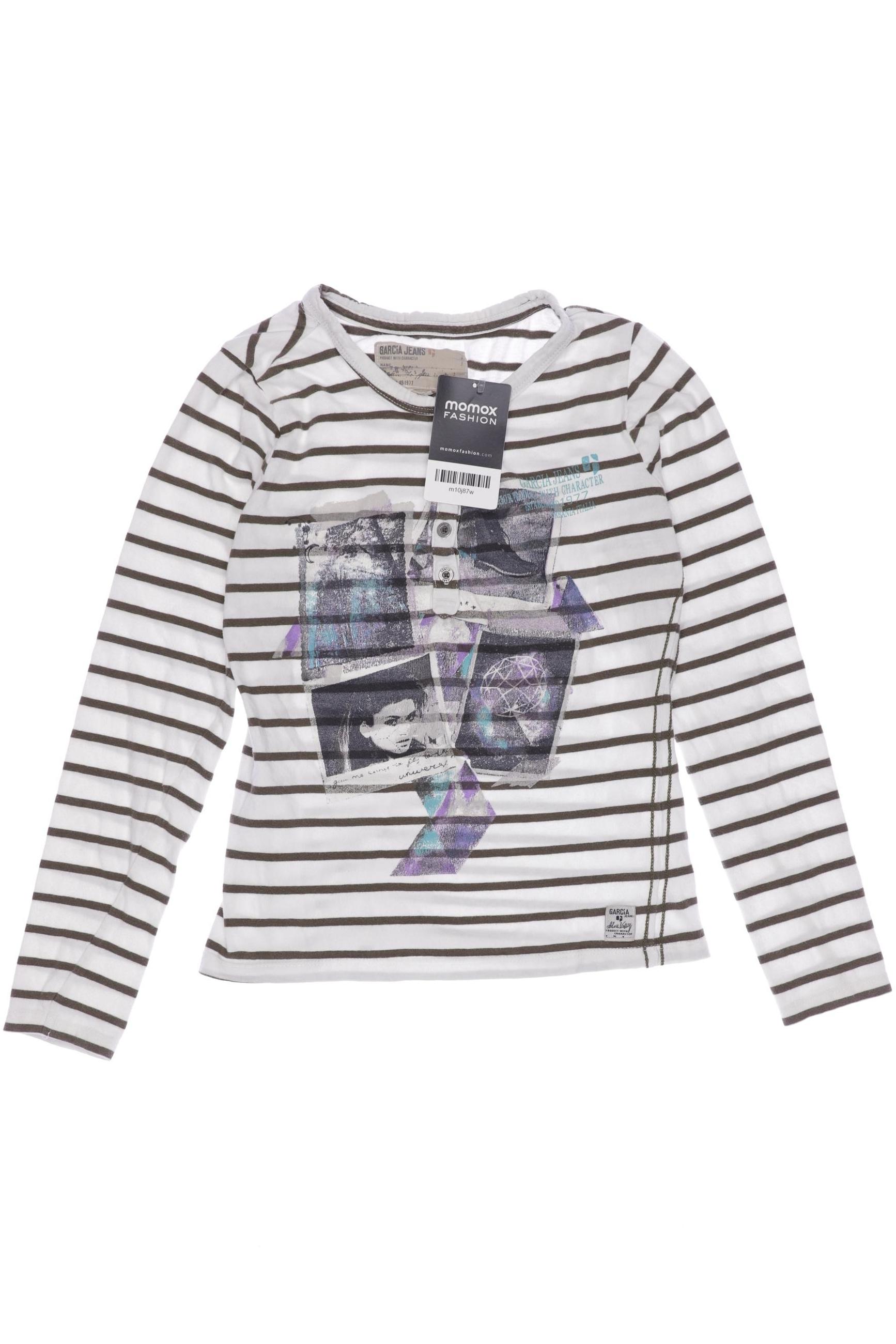 

Garcia Damen Langarmshirt, weiß, Gr. 140