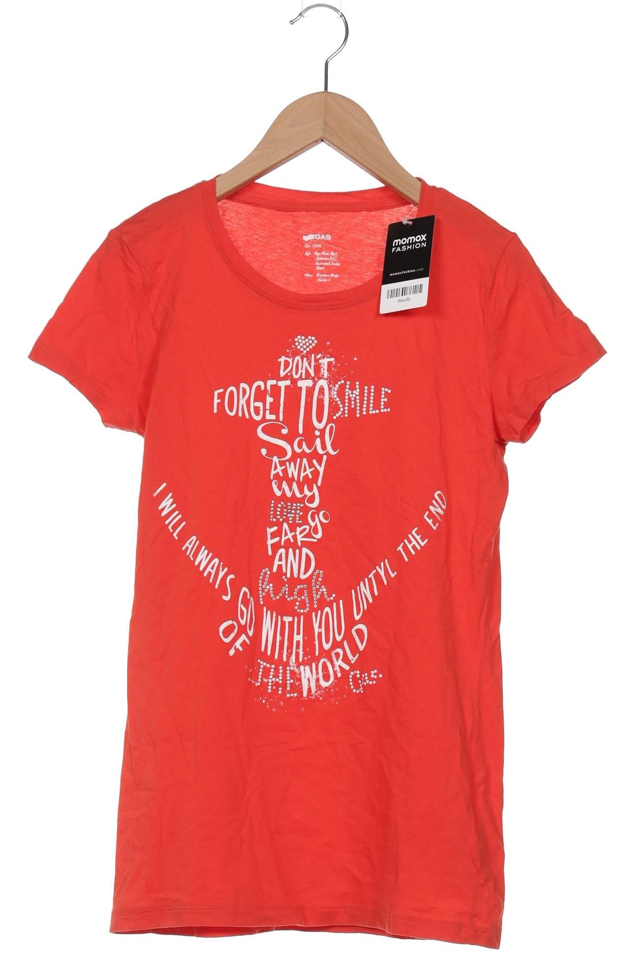 

GAS Damen T-Shirt, rot, Gr. 36