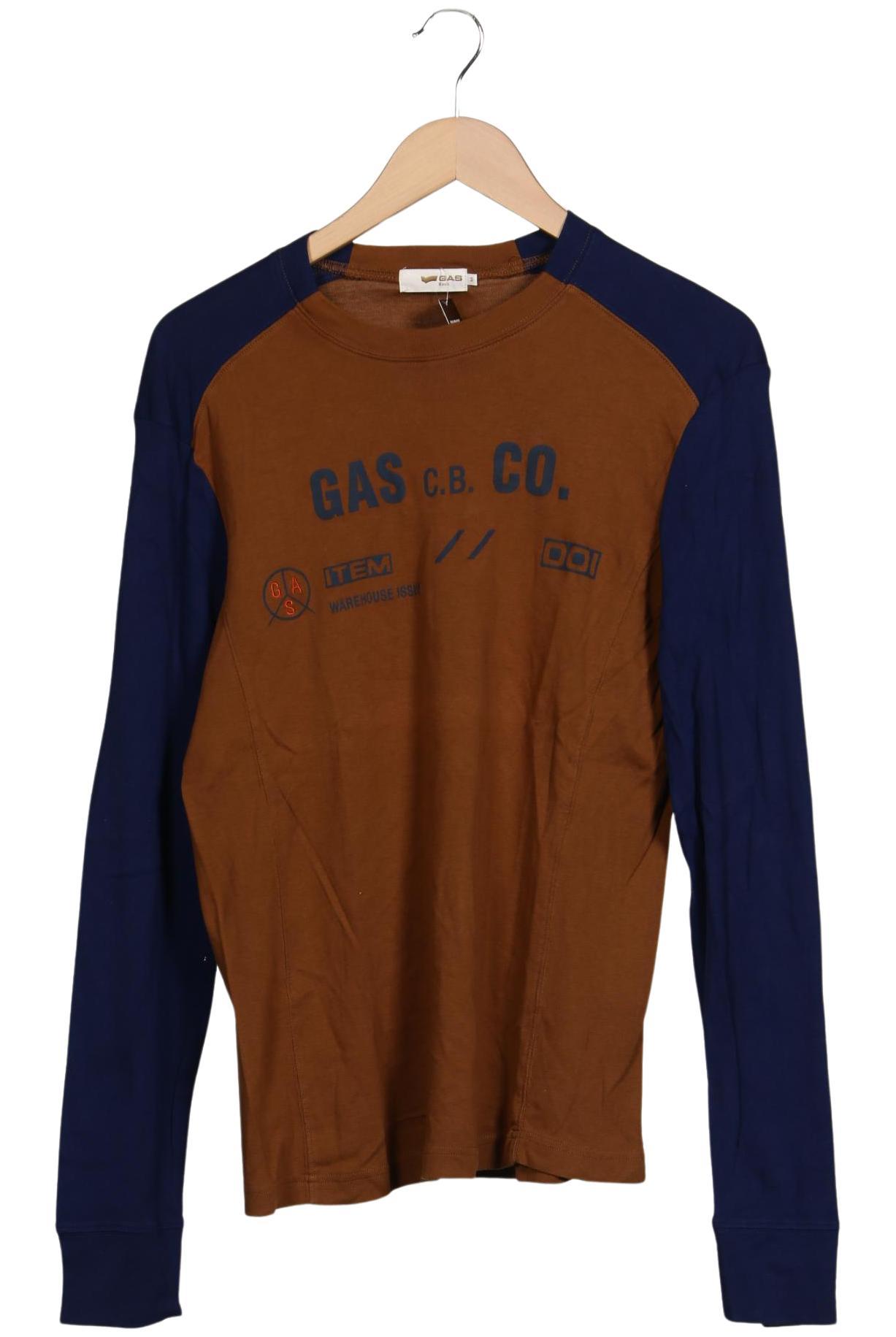 

GAS Herren Langarmshirt, braun, Gr. 48