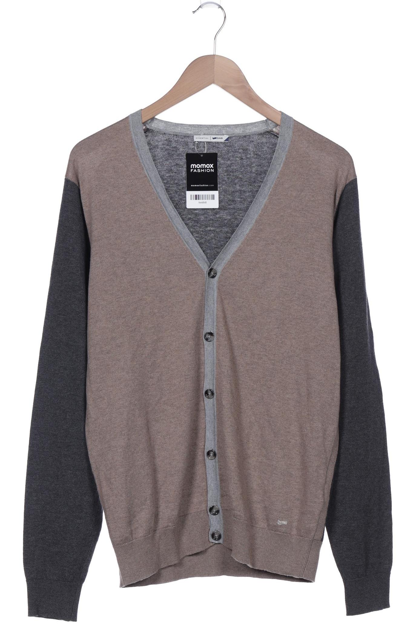 

GAS Herren Strickjacke, braun, Gr. 52