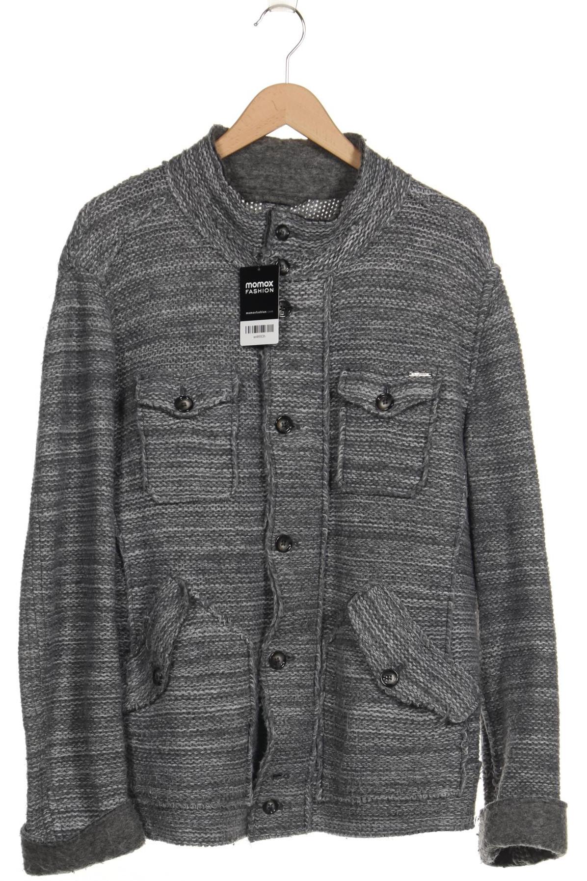 

GAS Herren Strickjacke, grau, Gr. 58