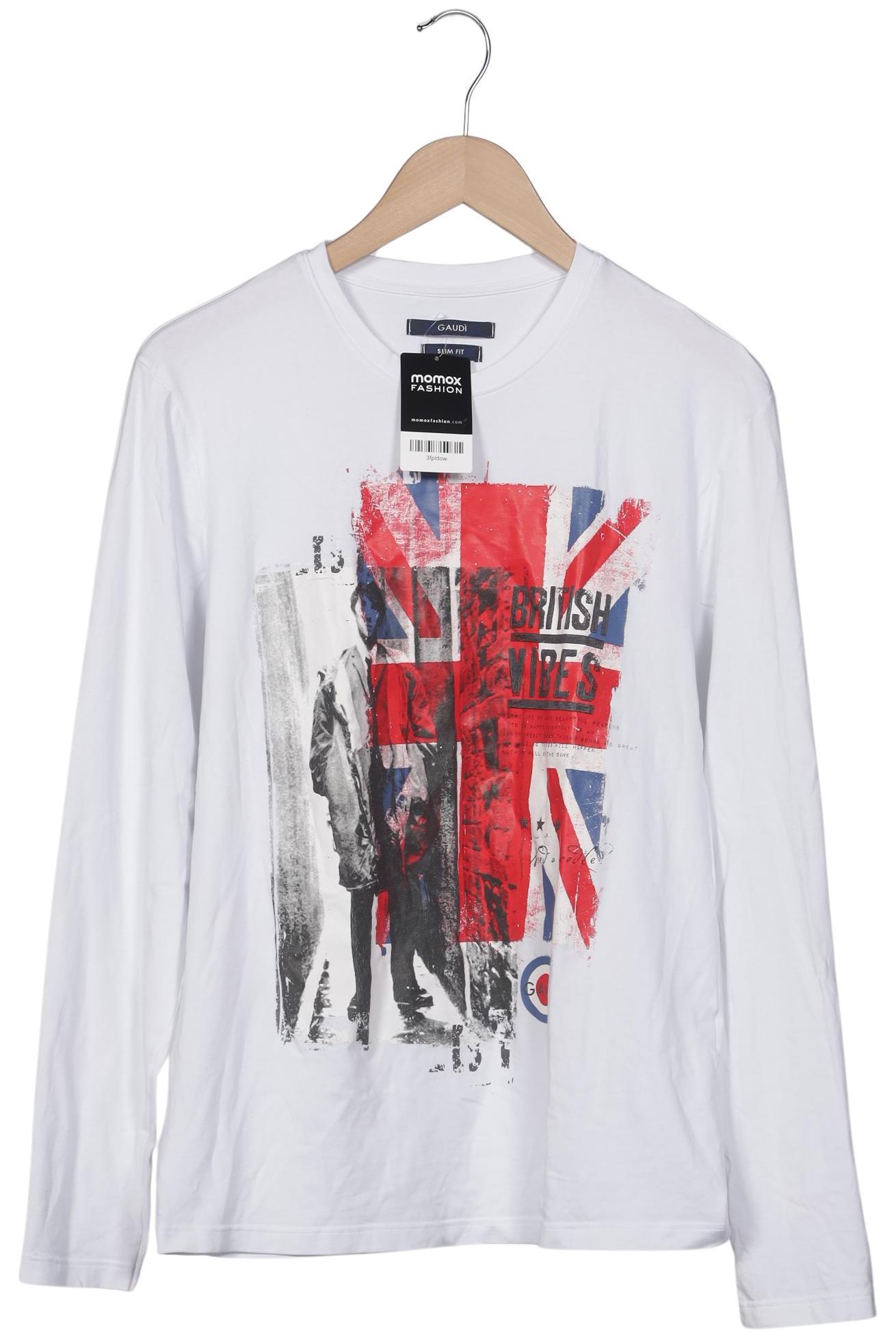 

Gaudi Herren Langarmshirt, weiß, Gr. 52
