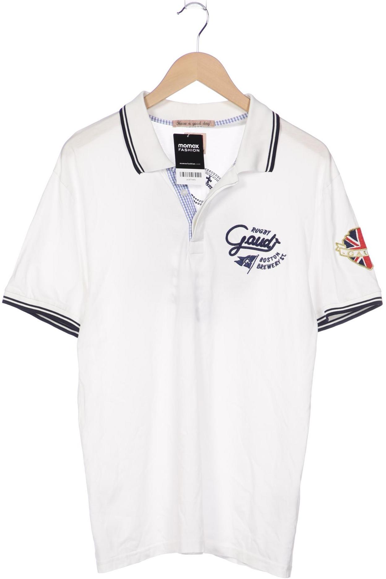 

Gaudi Herren Poloshirt, weiß, Gr. 54