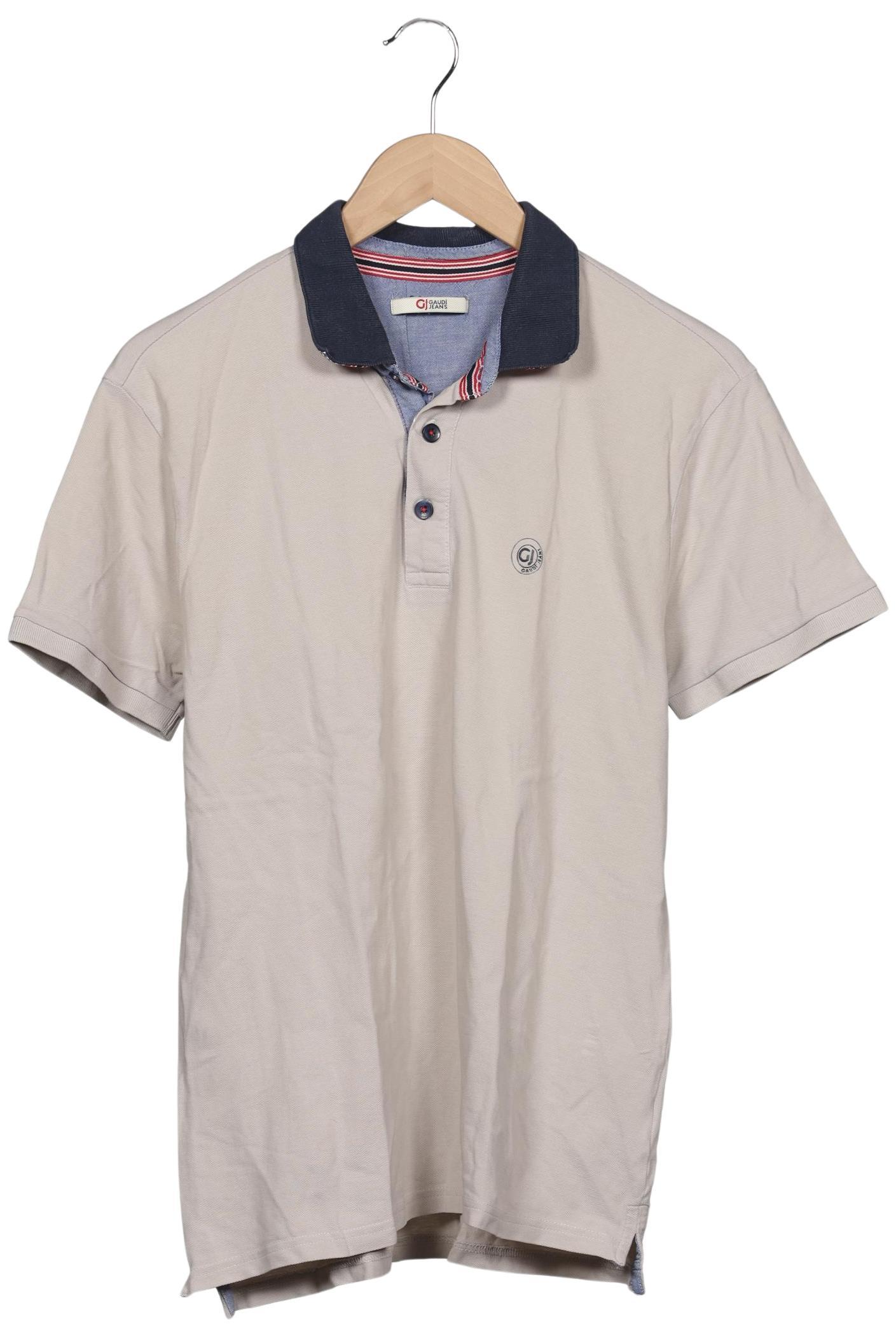 

Gaudi Herren Poloshirt, beige, Gr. 56