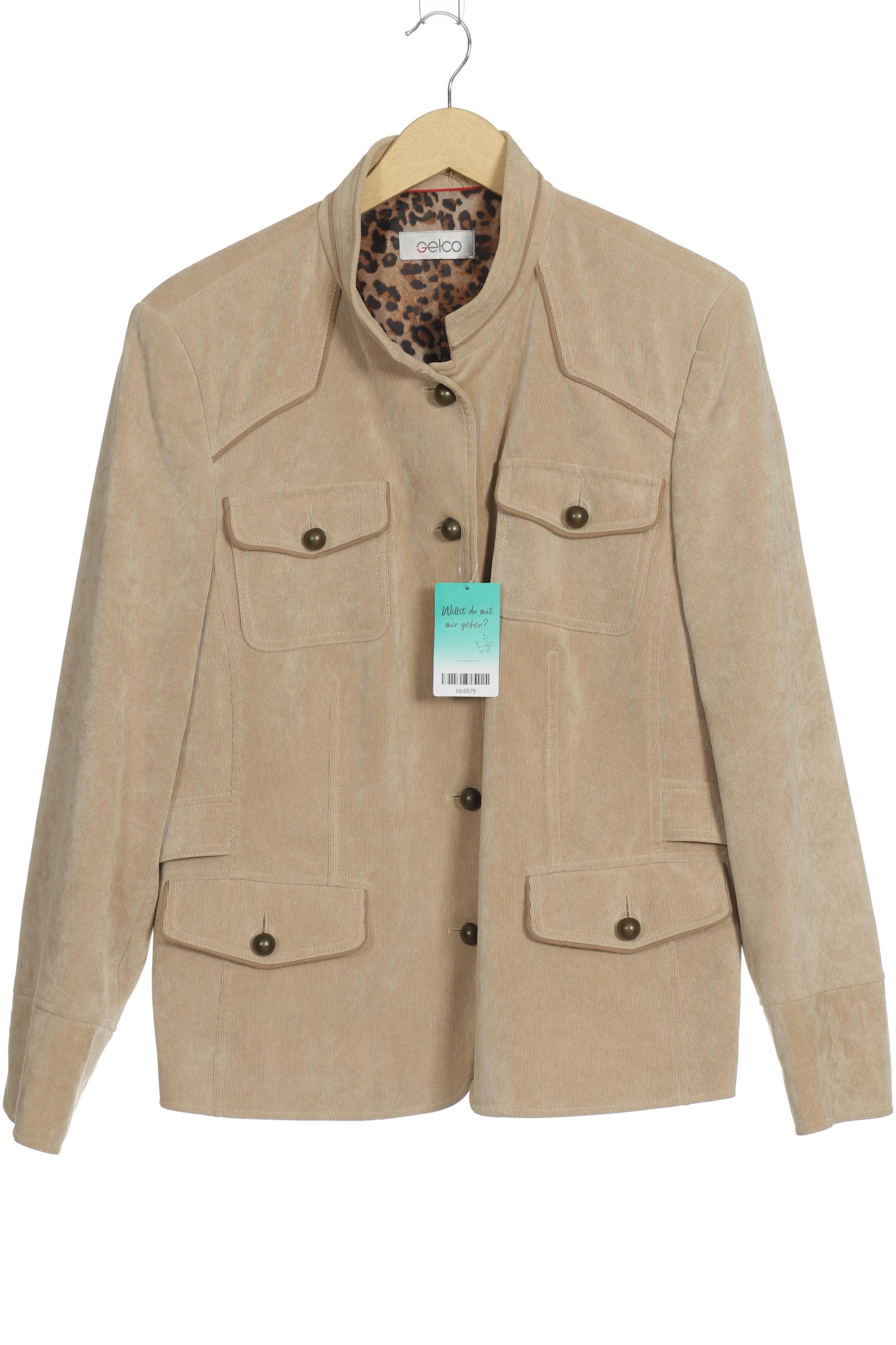 

Gelco Damen Jacke, beige, Gr. 46