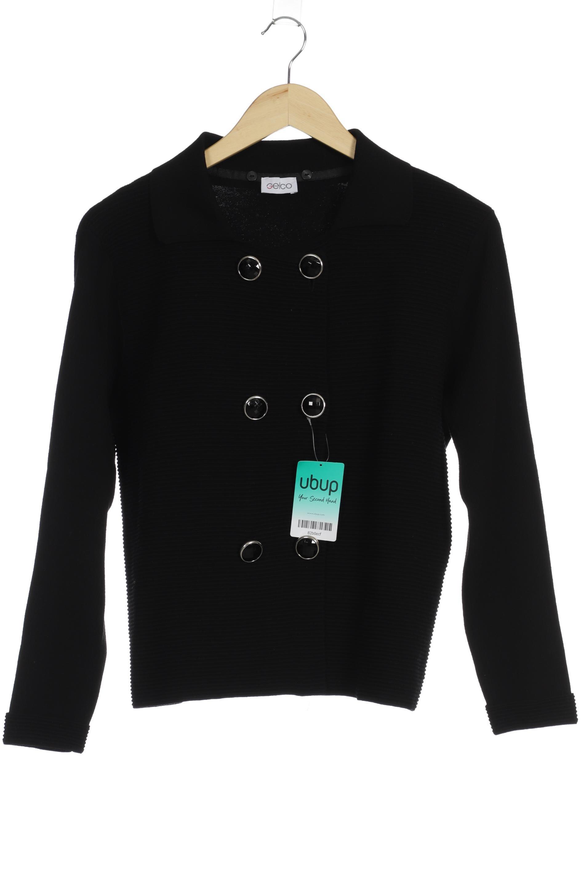 

Gelco Damen Strickjacke, schwarz, Gr. 42