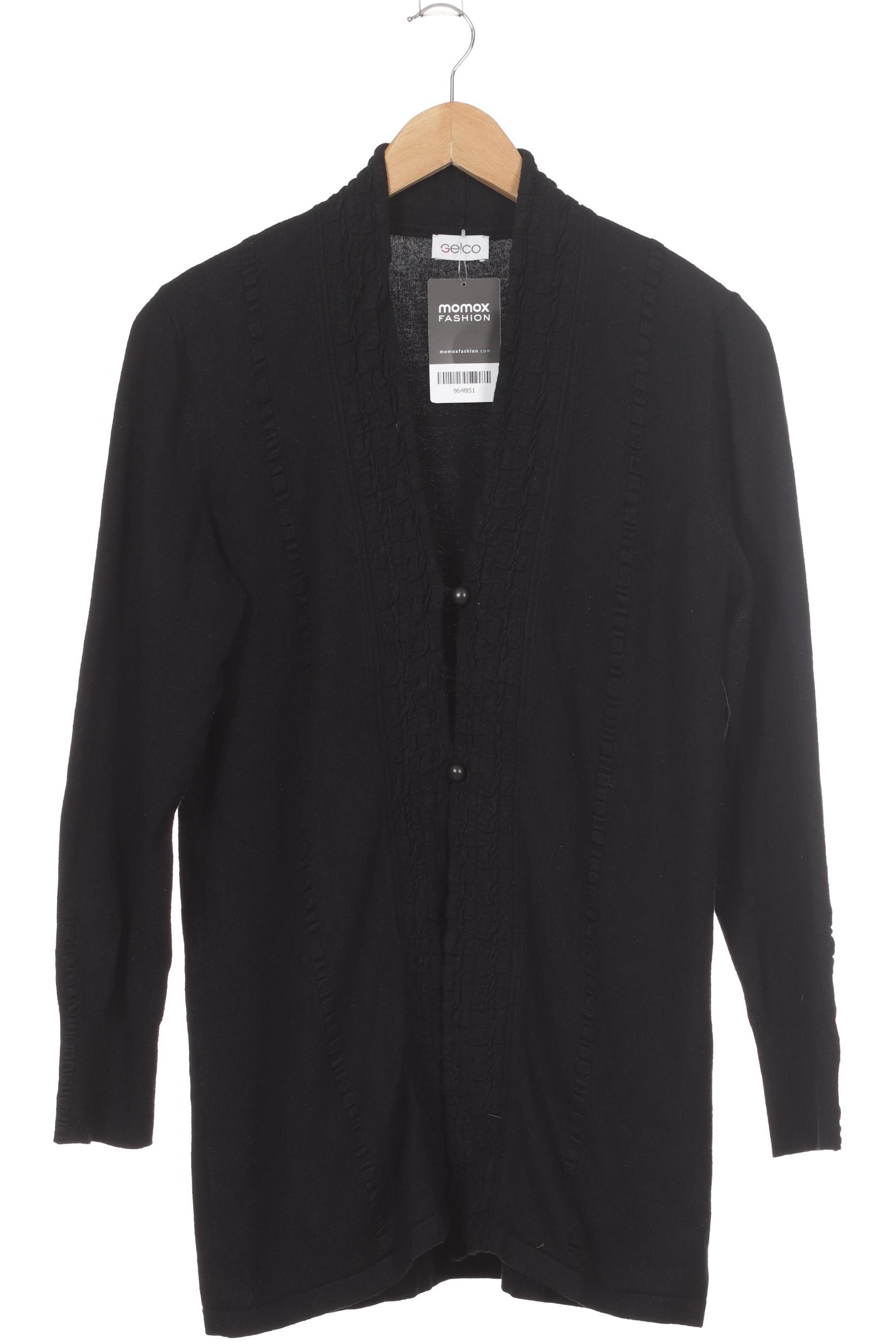 

Gelco Damen Strickjacke, schwarz, Gr. 42