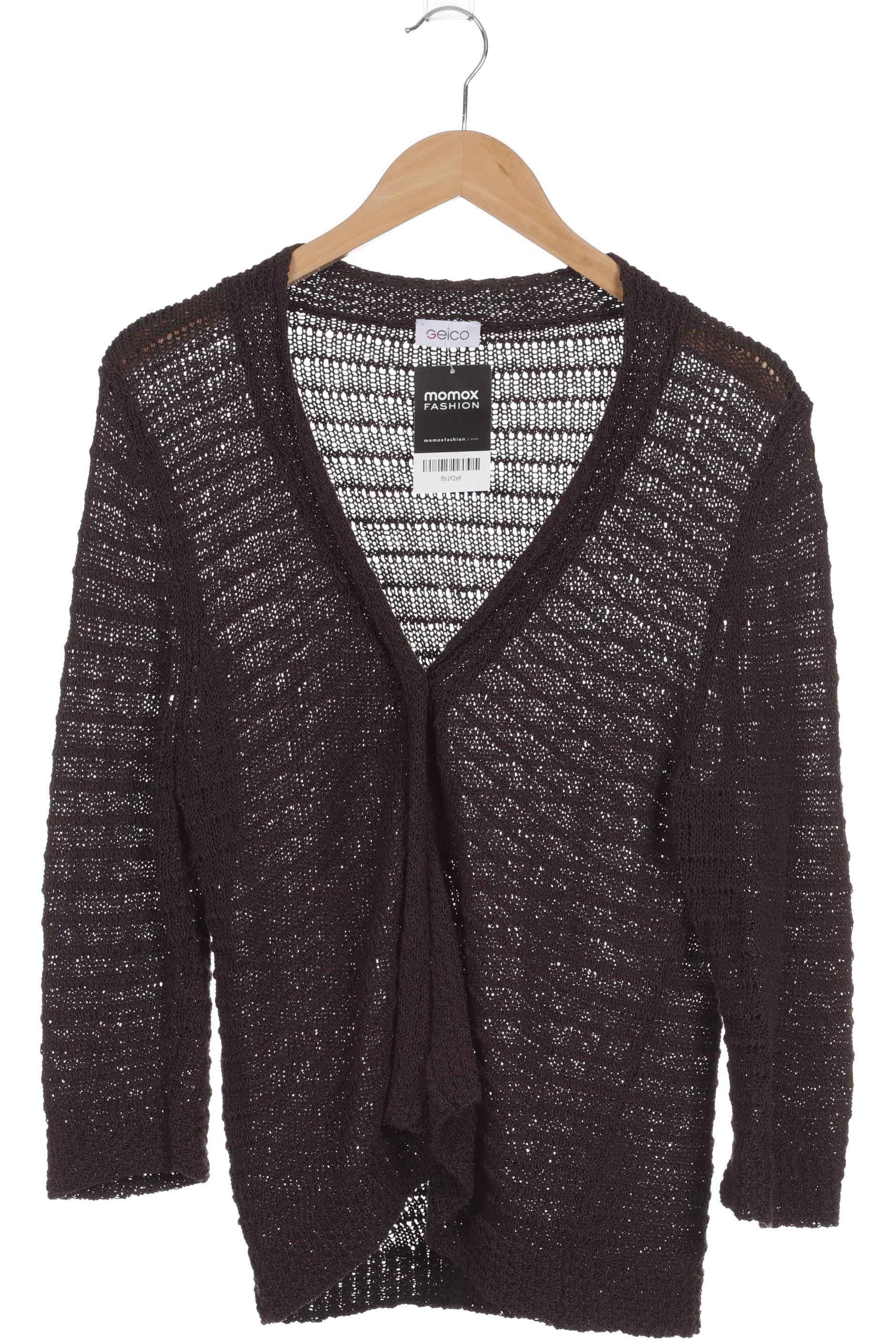 

Gelco Damen Strickjacke, braun, Gr. 42