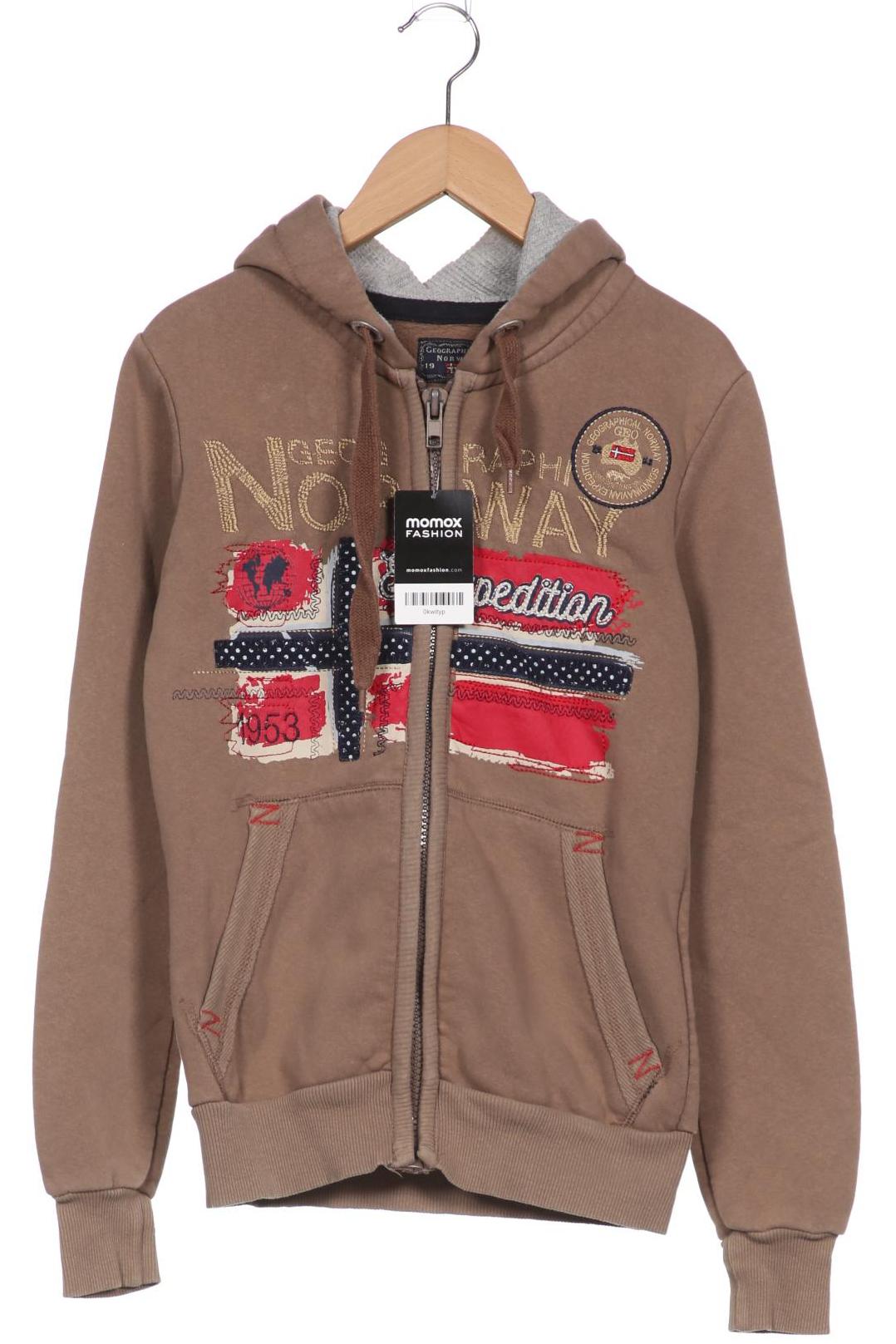 

Geographical Norway Damen Kapuzenpullover, braun, Gr. 34
