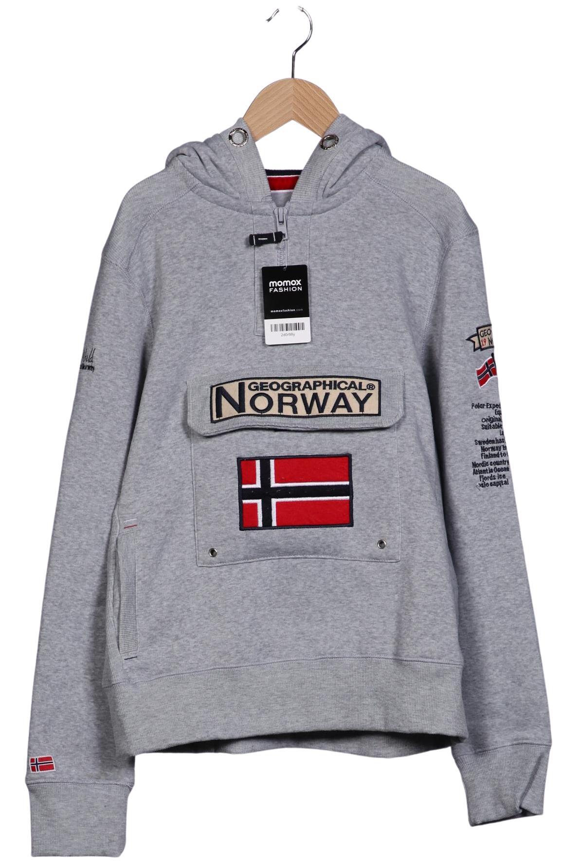

Geographical Norway Damen Kapuzenpullover, grau, Gr. 18