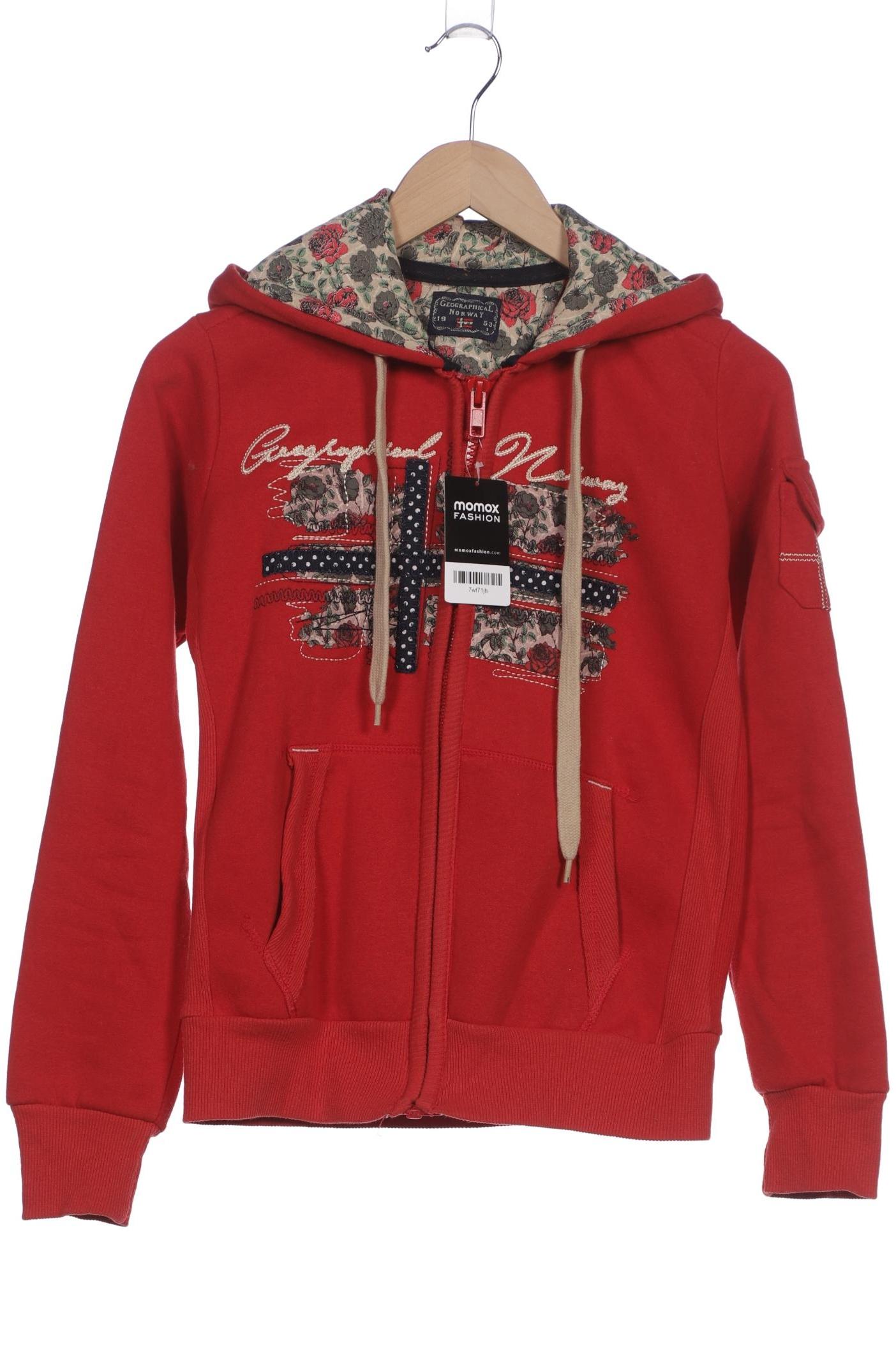 

Geographical Norway Damen Kapuzenpullover, rot, Gr. 36