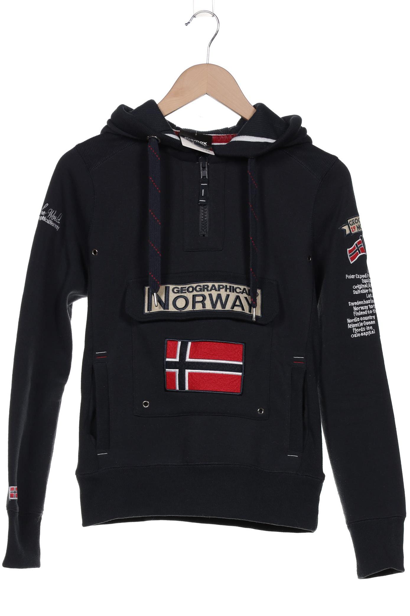 

Geographical Norway Damen Kapuzenpullover, schwarz, Gr. 12