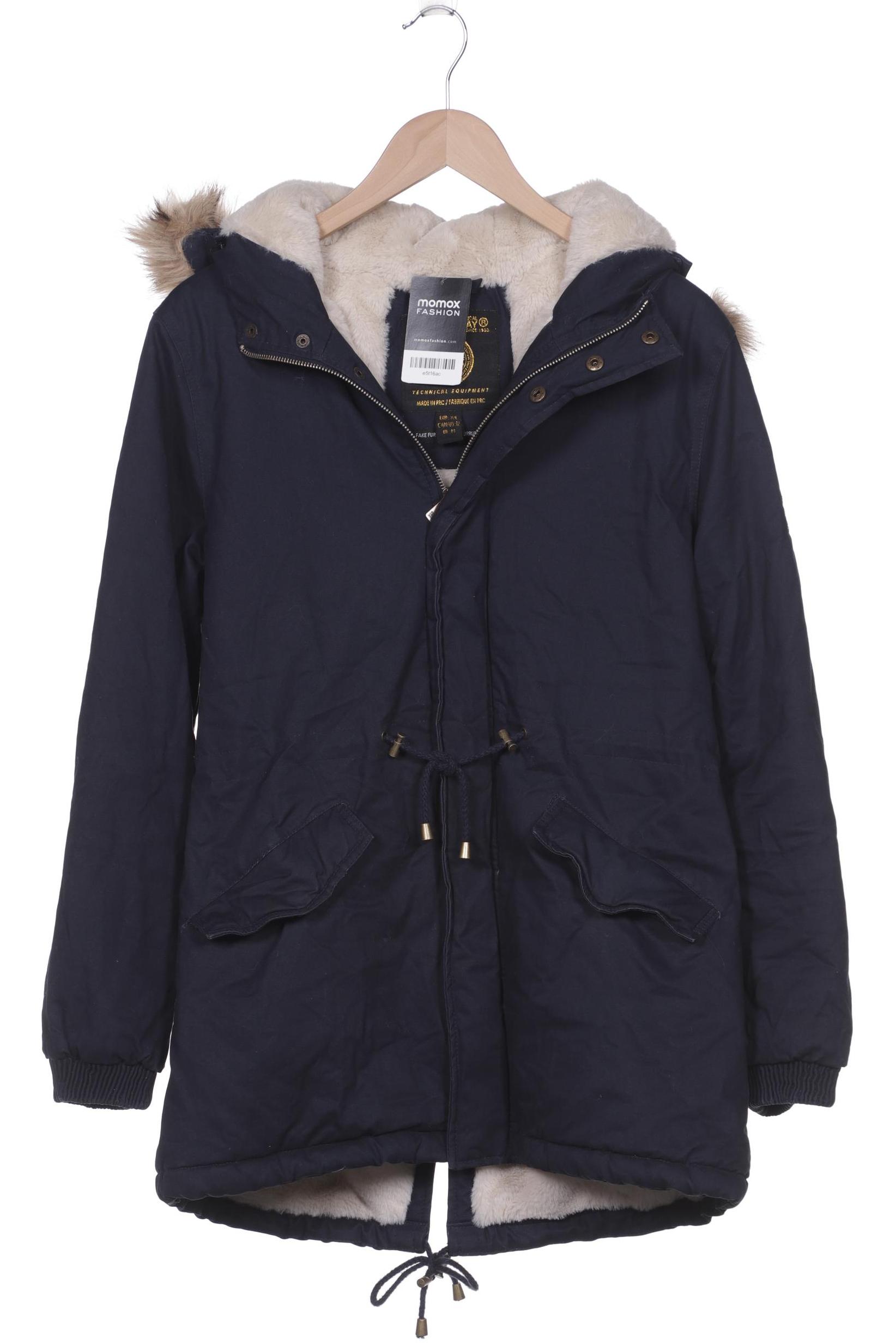 

Geographical Norway Damen Mantel, marineblau, Gr. 14