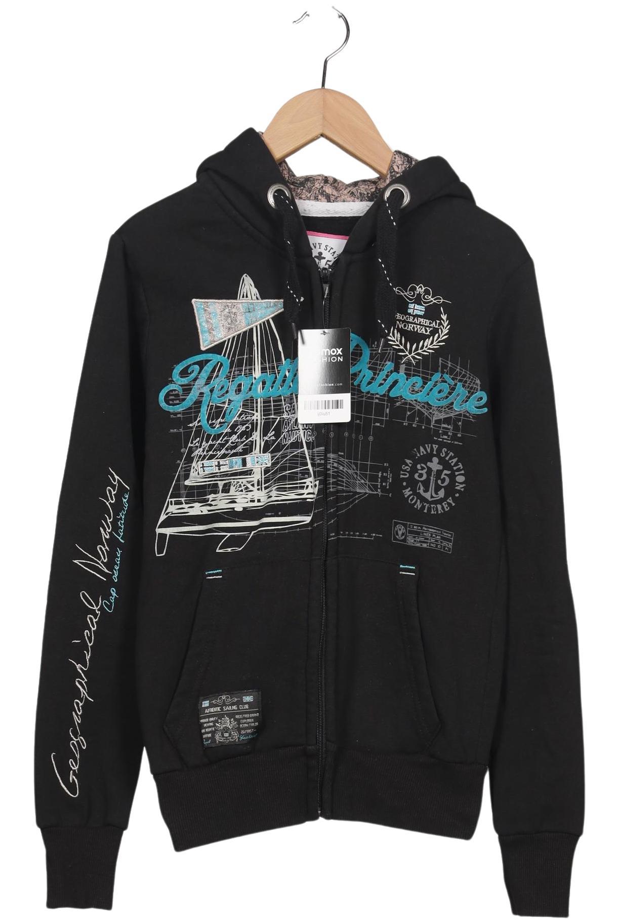 

Geographical Norway Damen Kapuzenpullover, schwarz, Gr. 42