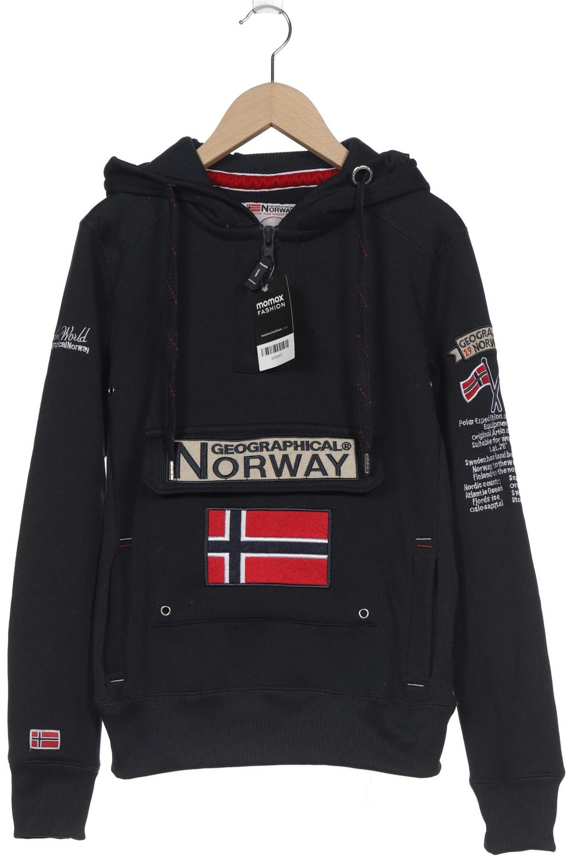 

Geographical Norway Damen Kapuzenpullover, marineblau, Gr. 12