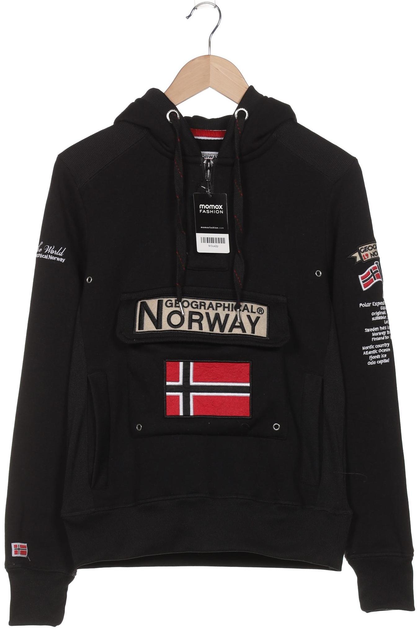 

Geographical Norway Damen Kapuzenpullover, schwarz, Gr. 10