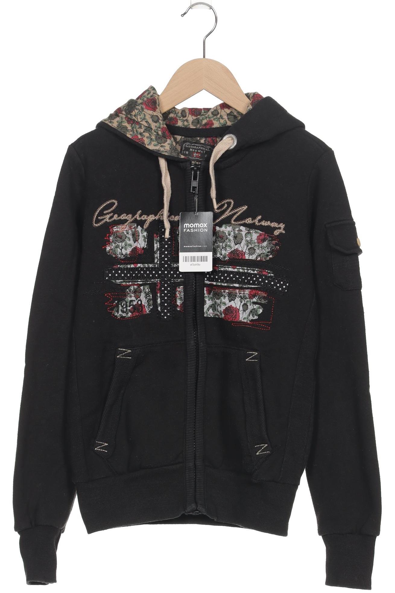 

Geographical Norway Damen Kapuzenpullover, schwarz, Gr. 36
