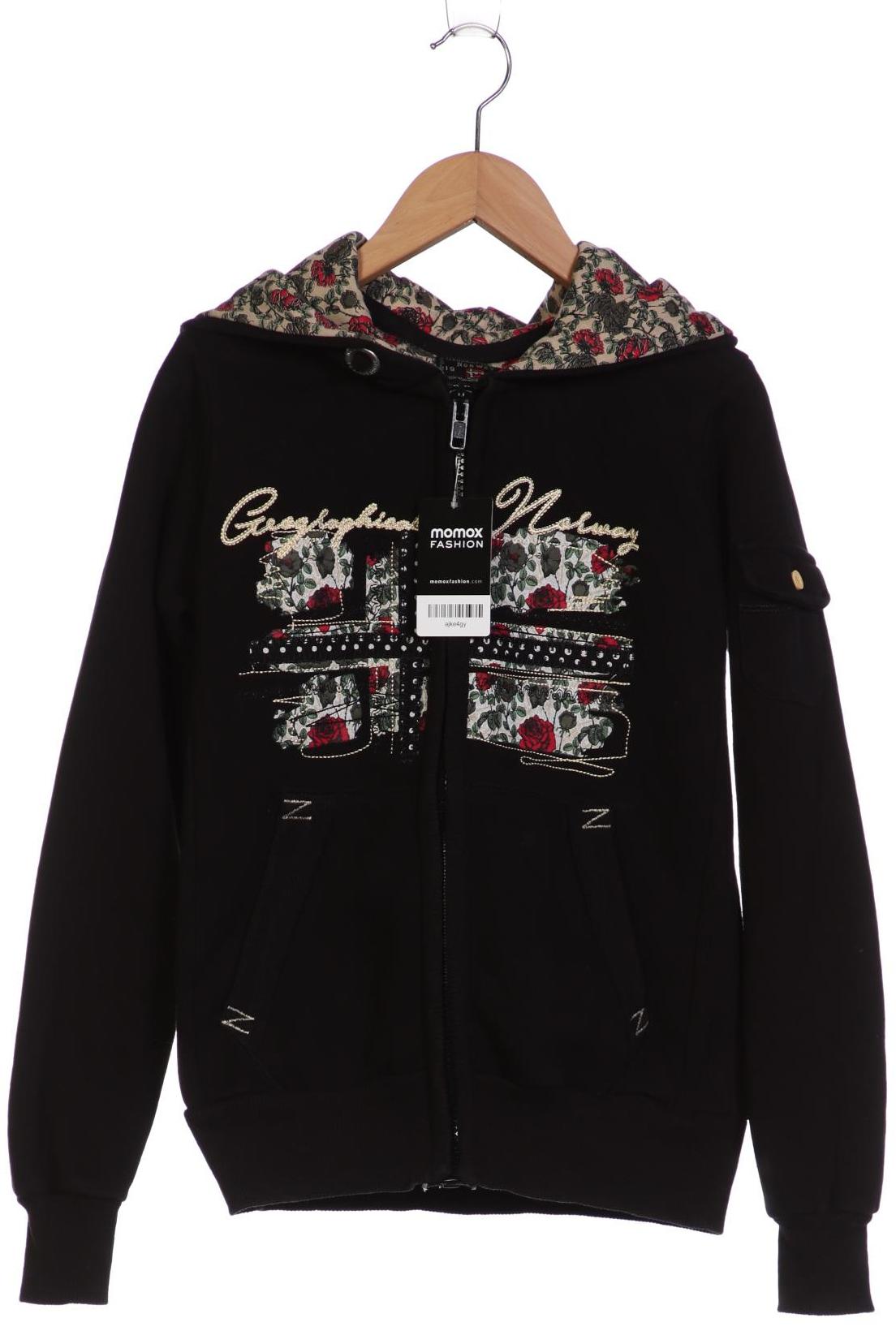

Geographical Norway Damen Kapuzenpullover, schwarz, Gr. 36
