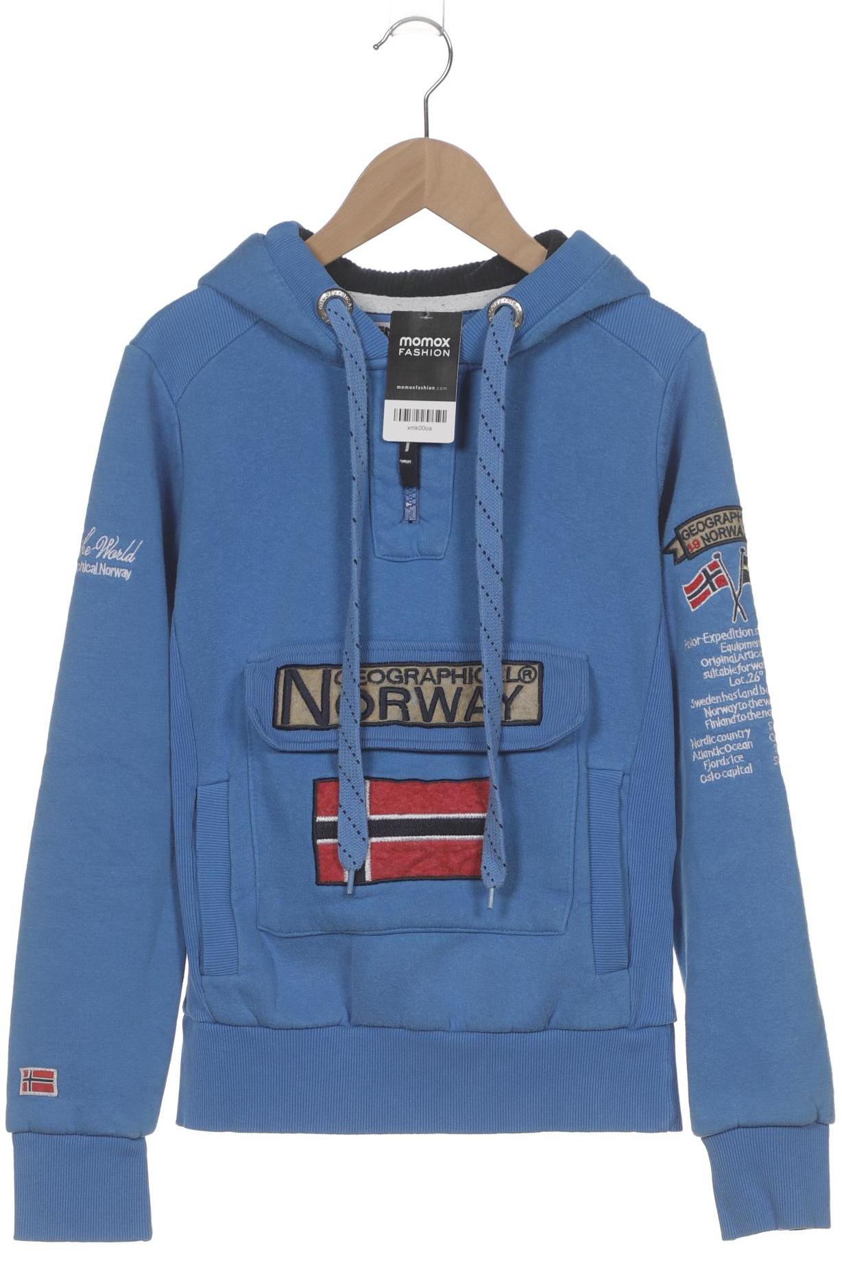 

Geographical Norway Damen Kapuzenpullover, blau, Gr. 36