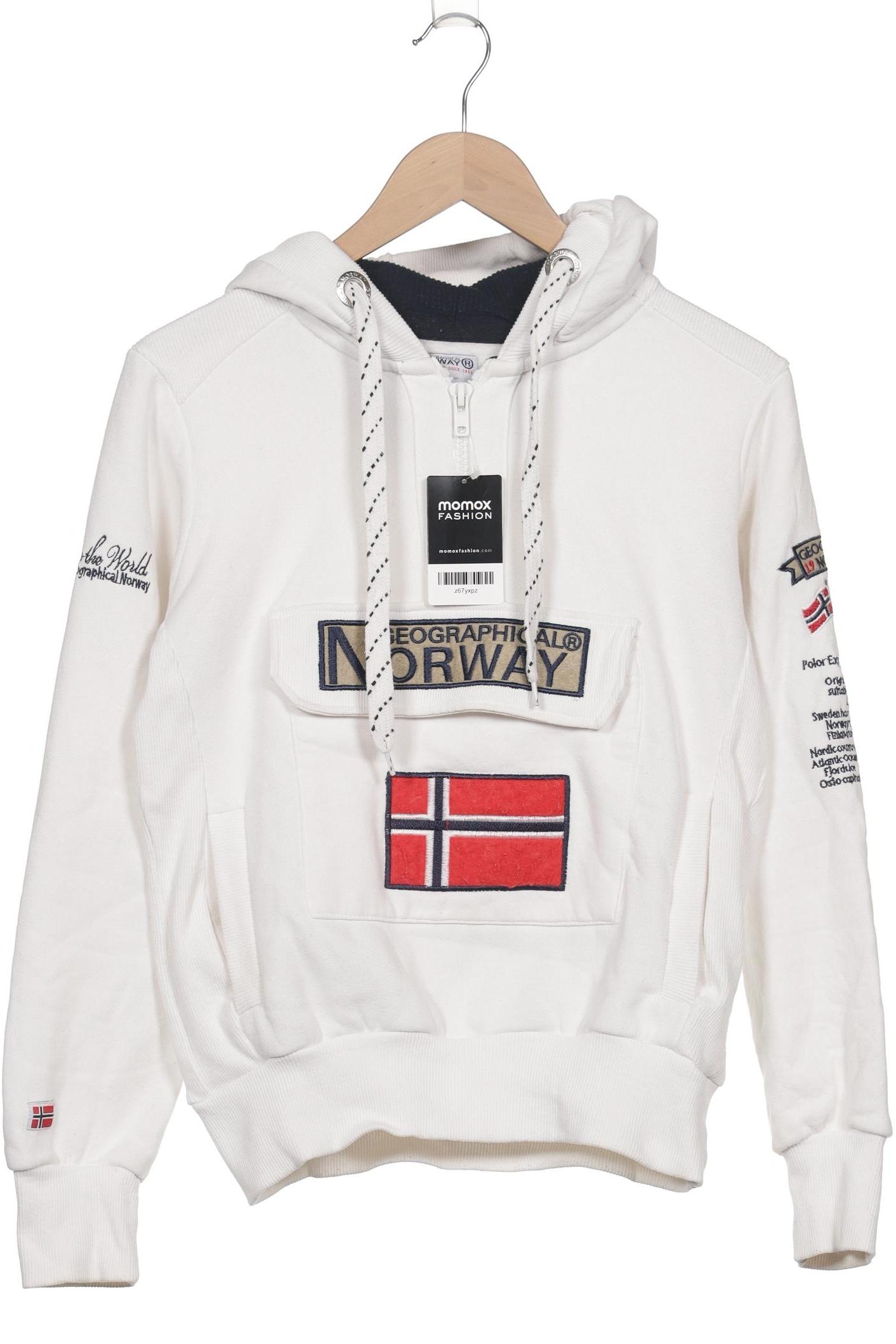 

Geographical Norway Damen Kapuzenpullover, weiß, Gr. 38