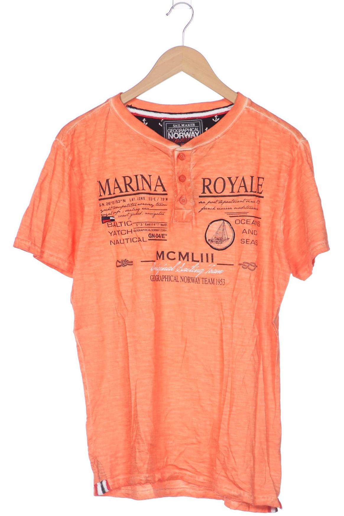 

Geographical Norway Herren T-Shirt, orange, Gr. 52