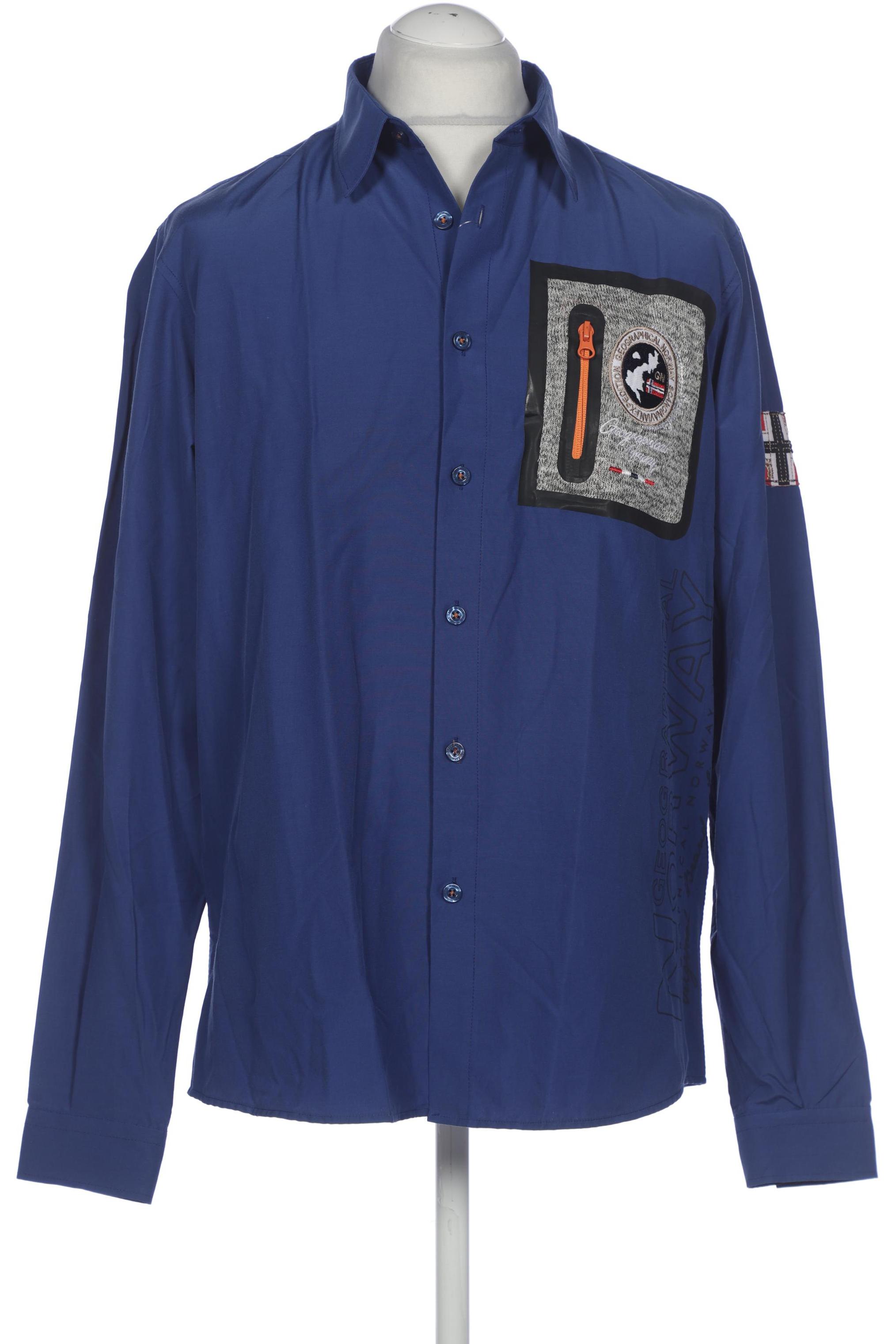 

Geographical Norway Herren Hemd, blau, Gr. 54