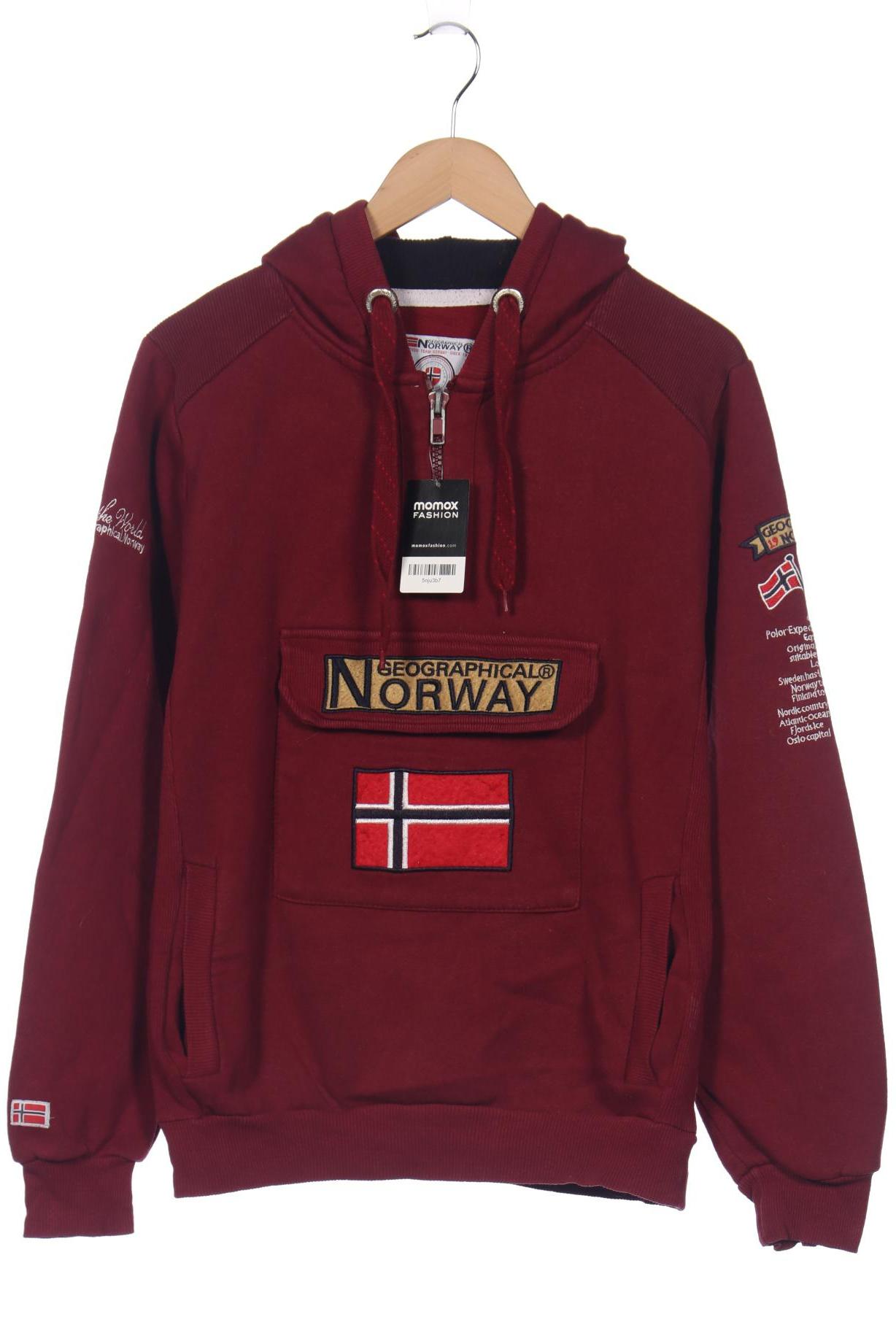 

GEOGRAPHICAL NORWAY Herren Kapuzenpullover, bordeaux