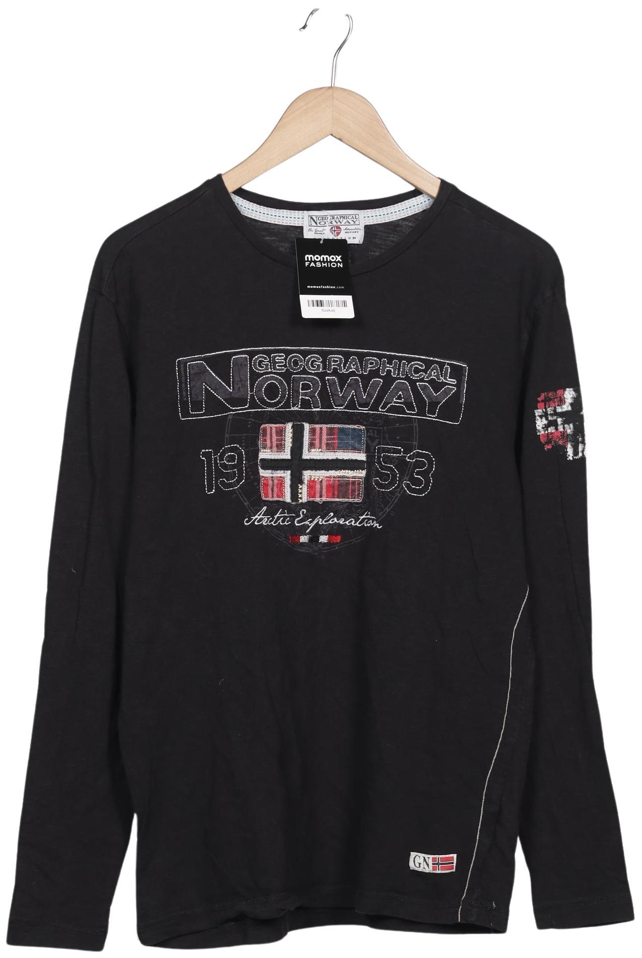 

Geographical Norway Herren Langarmshirt, schwarz, Gr. 52