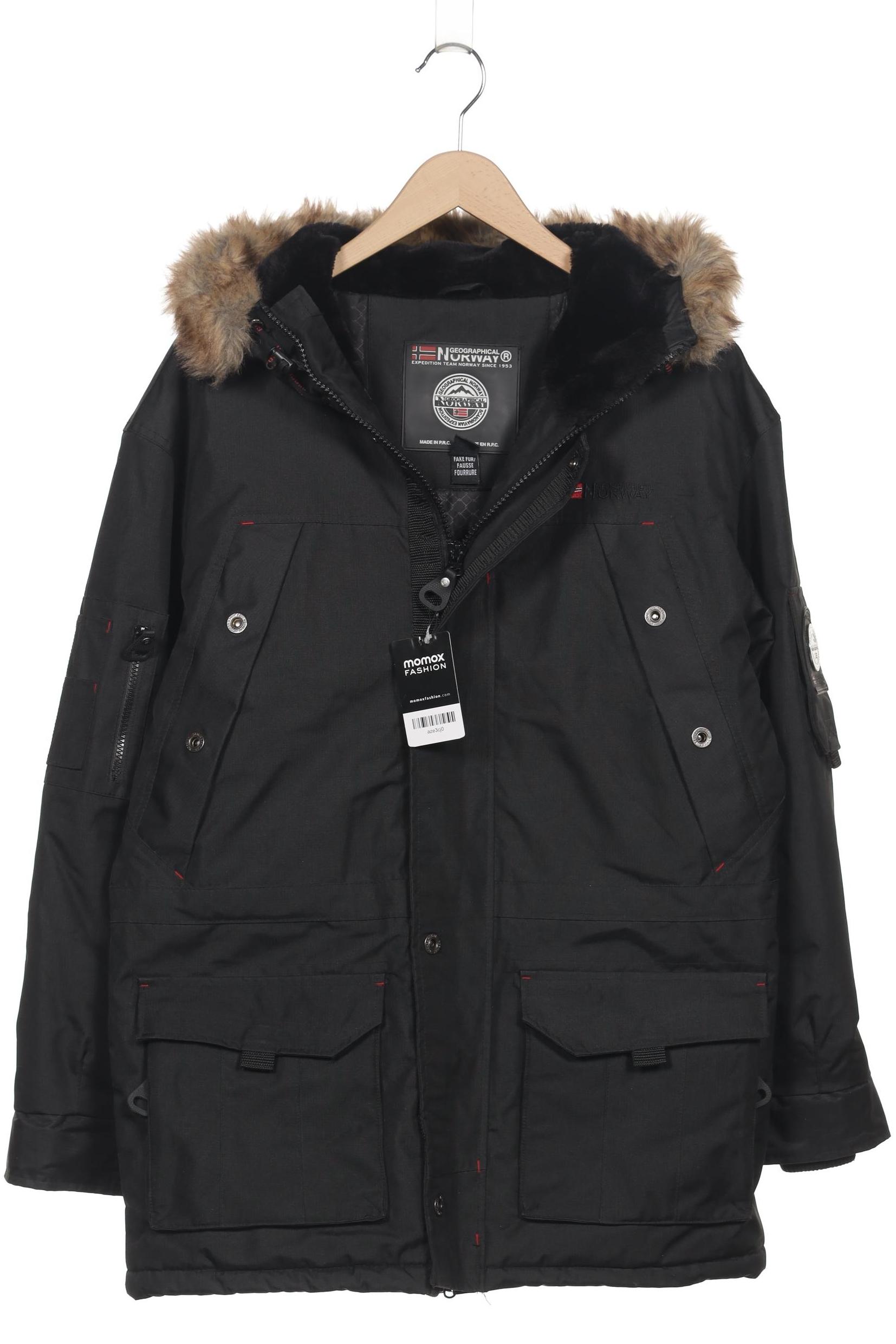 

Geographical Norway Herren Mantel, schwarz, Gr. 46