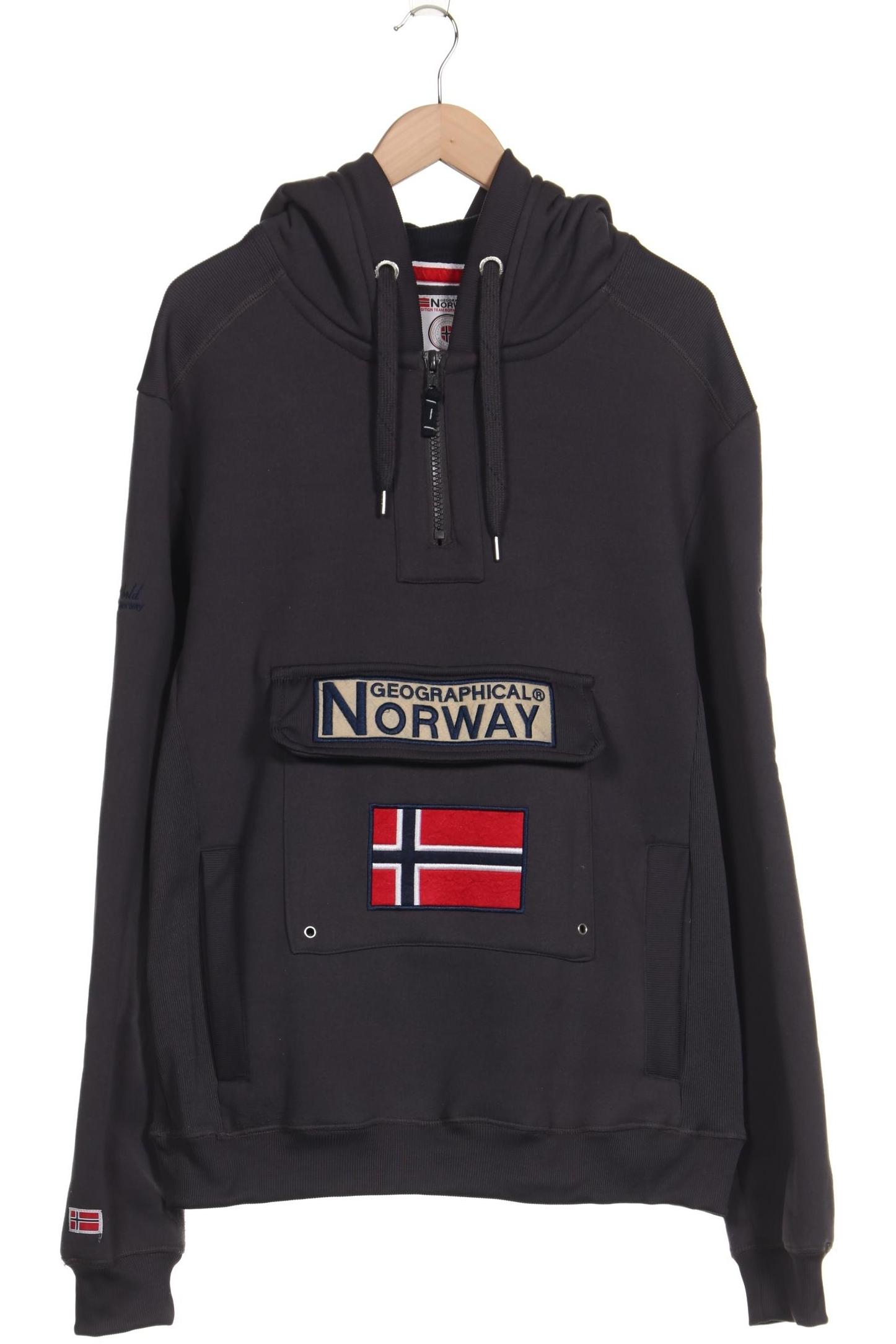 

Geographical Norway Herren Kapuzenpullover, grau, Gr. 56